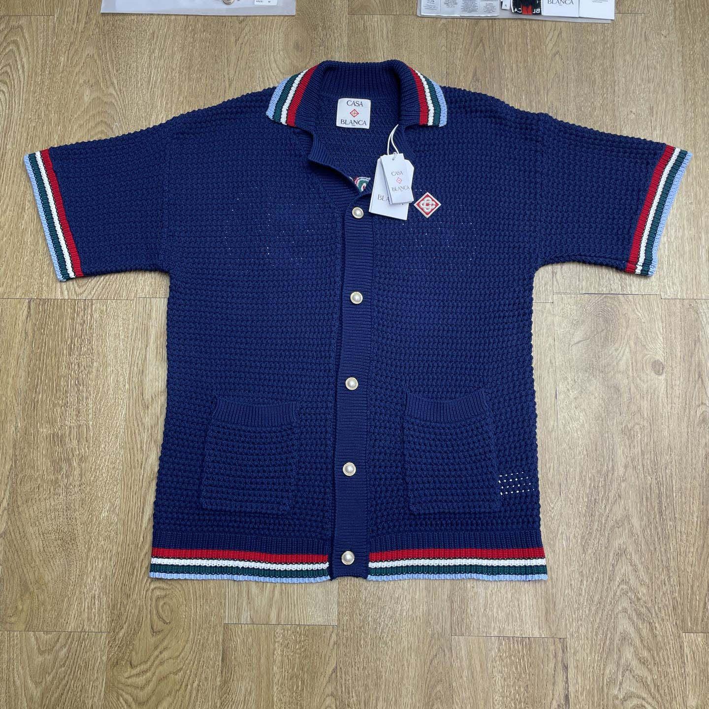 Casablanca Gothic Short-sleeve Crochet Shirt   Z6013 - DopestKickz