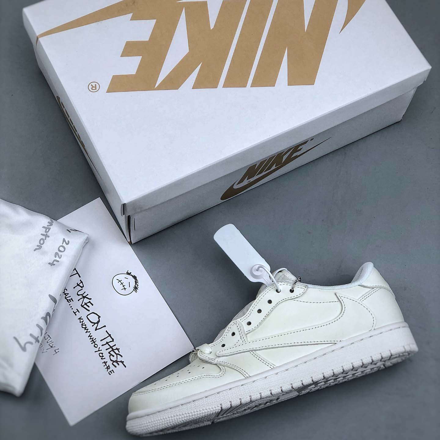 Travis Scott x Jordan Air Jordan 1 Low OG   TD1228-111  - DopestKickz