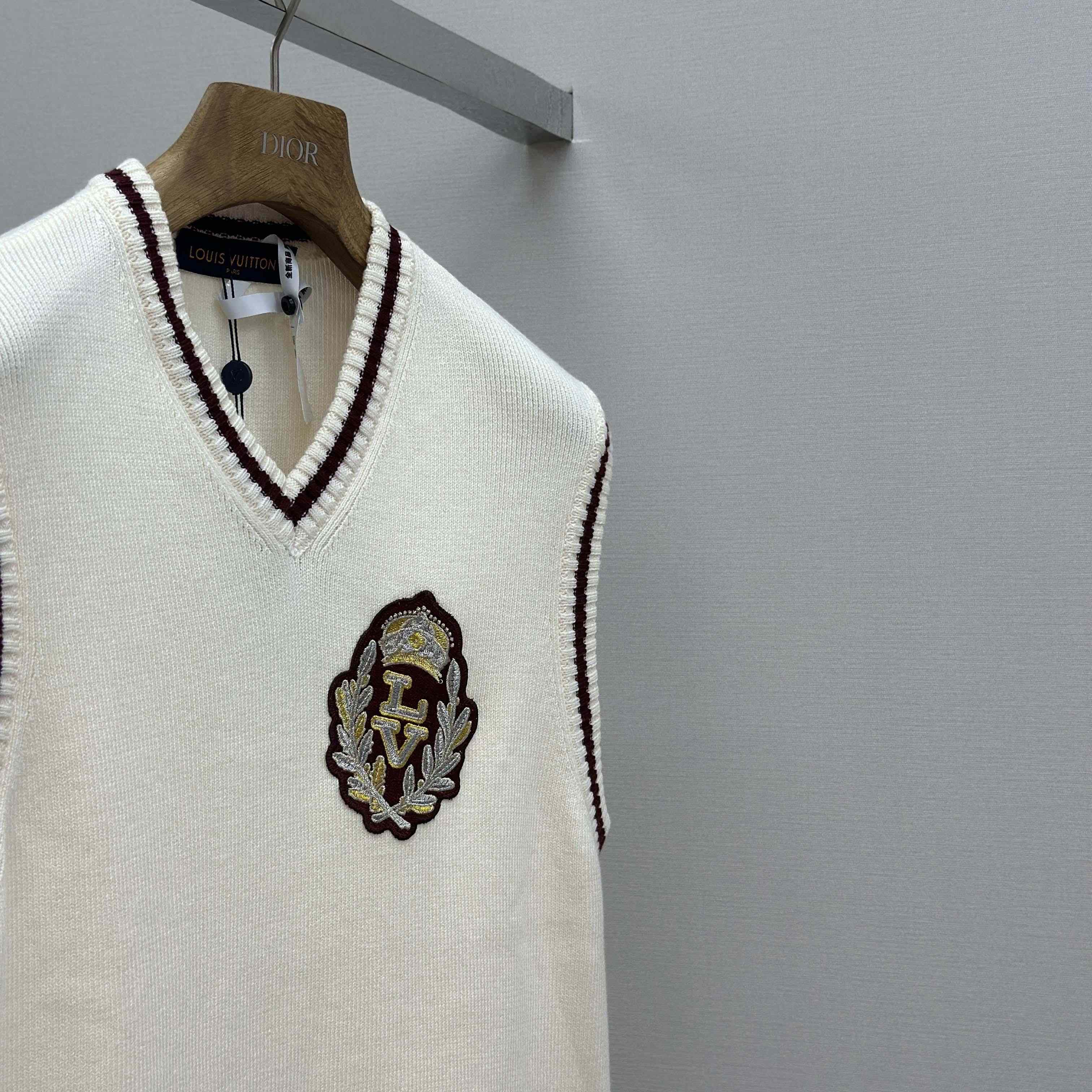 Louis Vuitton Embellished Wool Vest   1AGJGW - DopestKickz