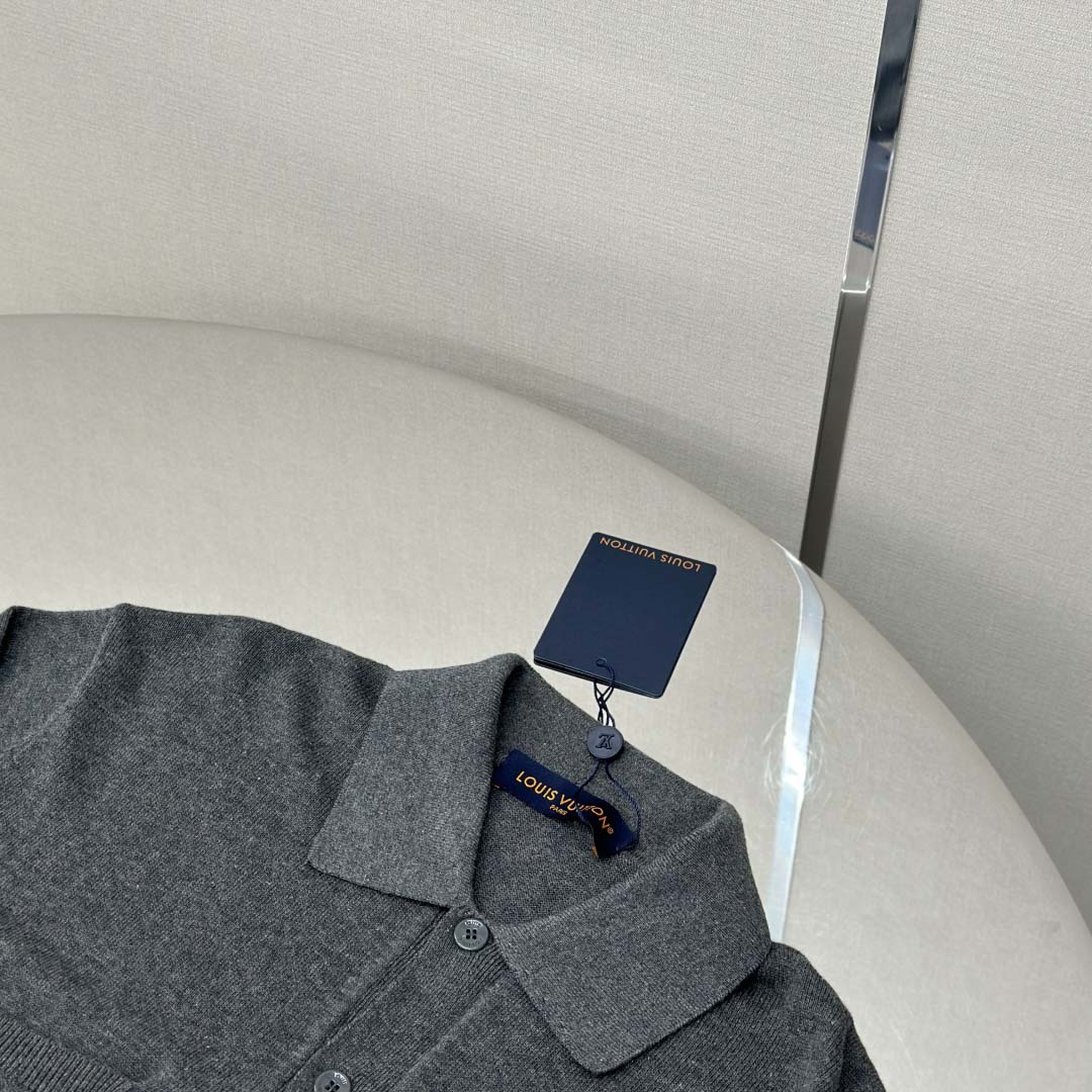 Louis Vuitton Cotton Knit Overshirt   1AFANI - DopestKickz