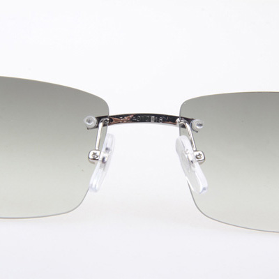 Cartier CT_3524012 Black Buffalo Sunglasses In Silver Grey - DopestKickz