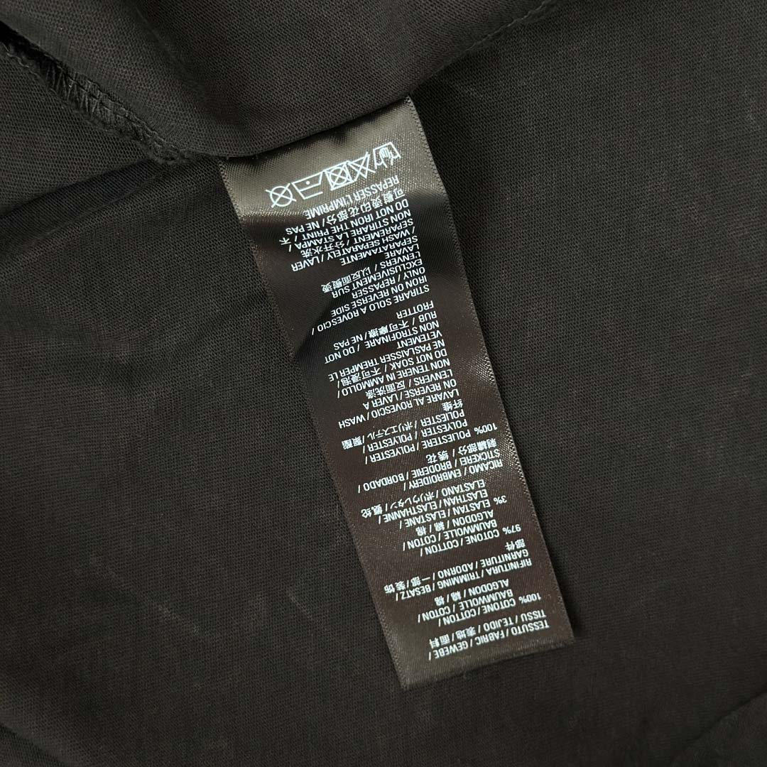 Balenciaga Taped Balenciaga Back T-Shirt Medium Fit in heather grey dry jersey - DopestKickz