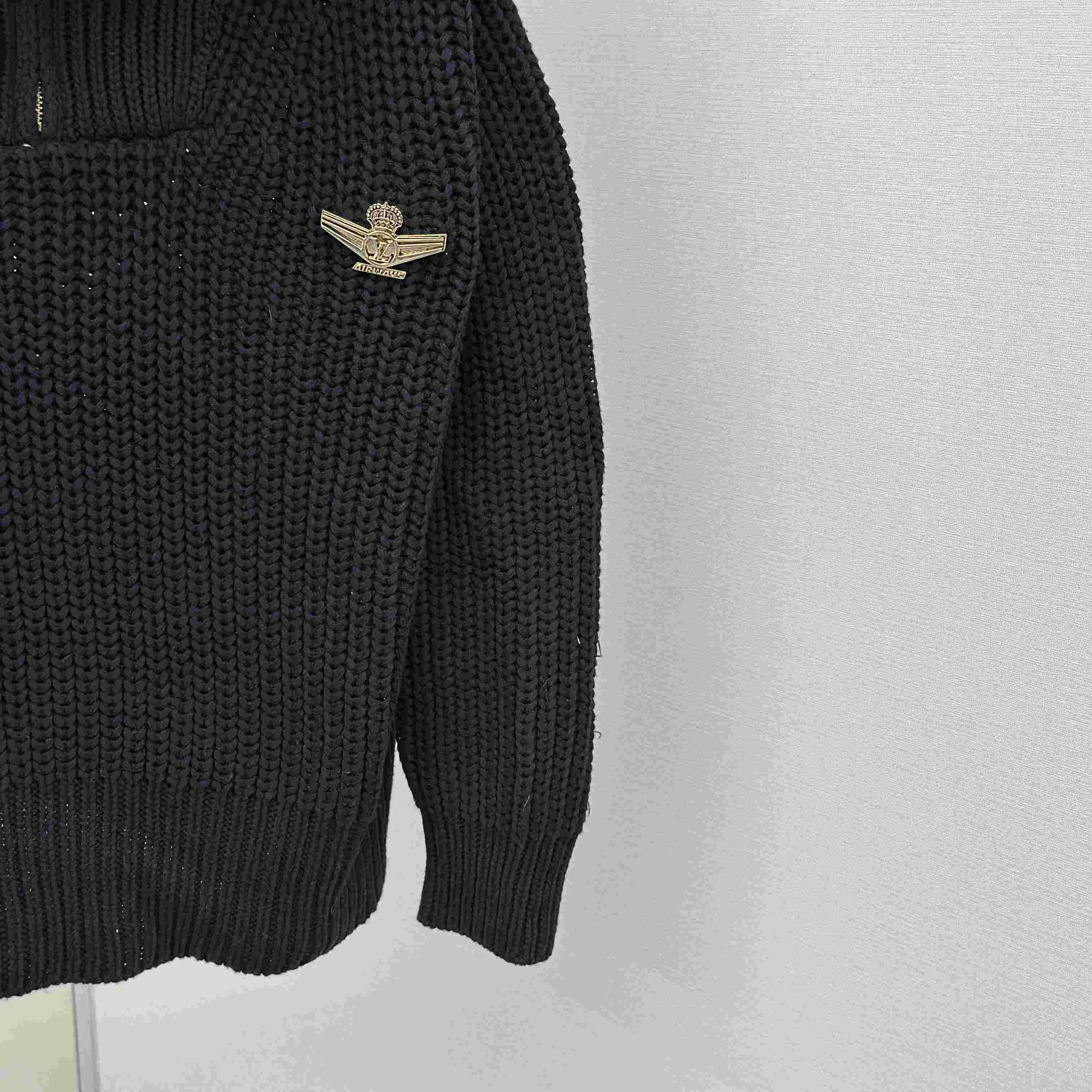 Louis Vuitton Chunky Wool-Blend Half-Zip Pullover   1AHC13 - DopestKickz
