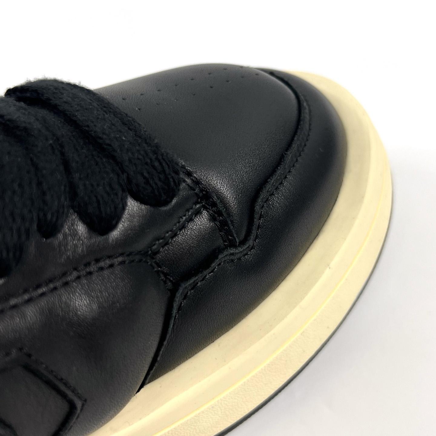 Rick Owens x DRKSHDW TURBOWPN Low 'Black Cloud Cream' - DopestKickz