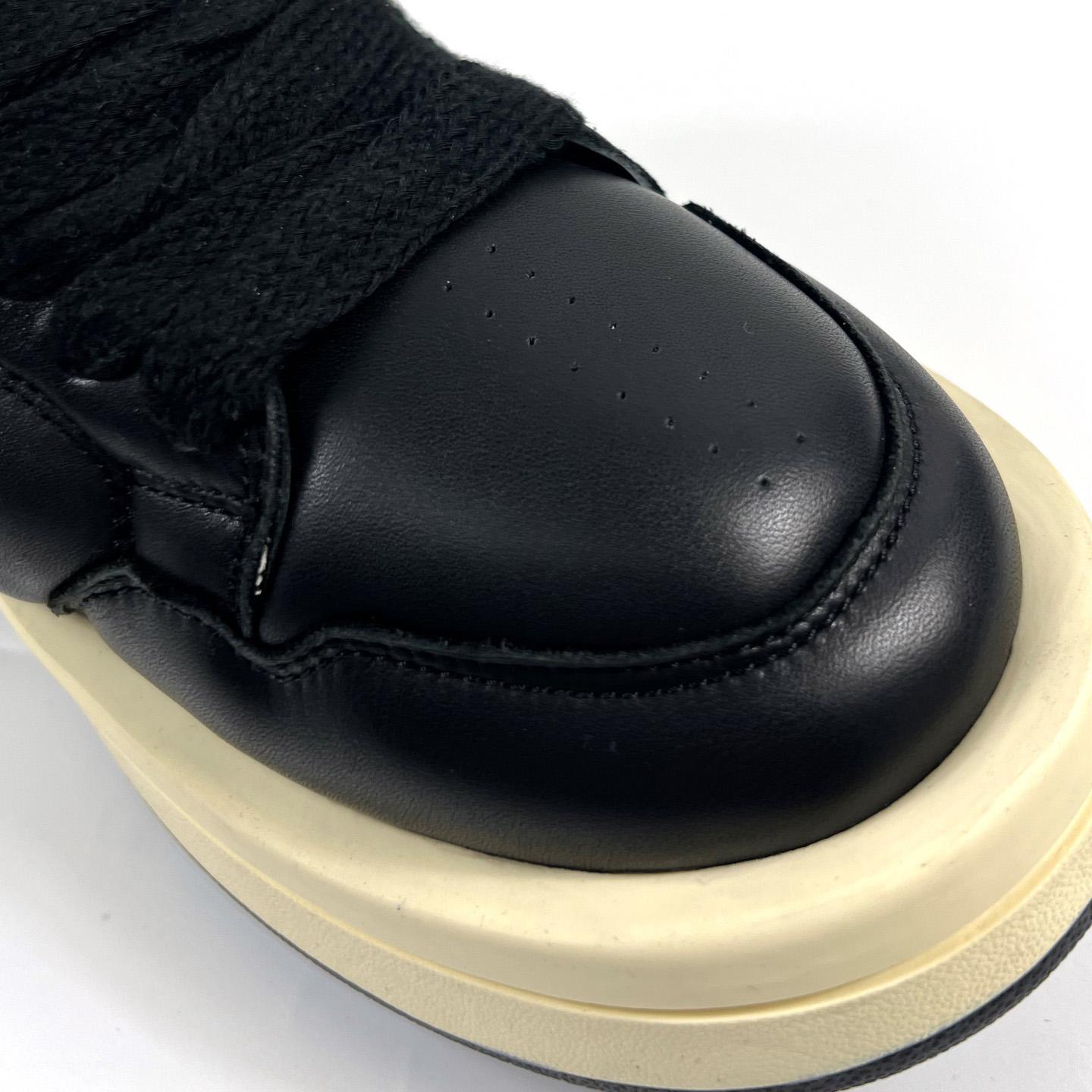 Rick Owens x DRKSHDW TURBOWPN Low 'Black Cloud Cream' - DopestKickz