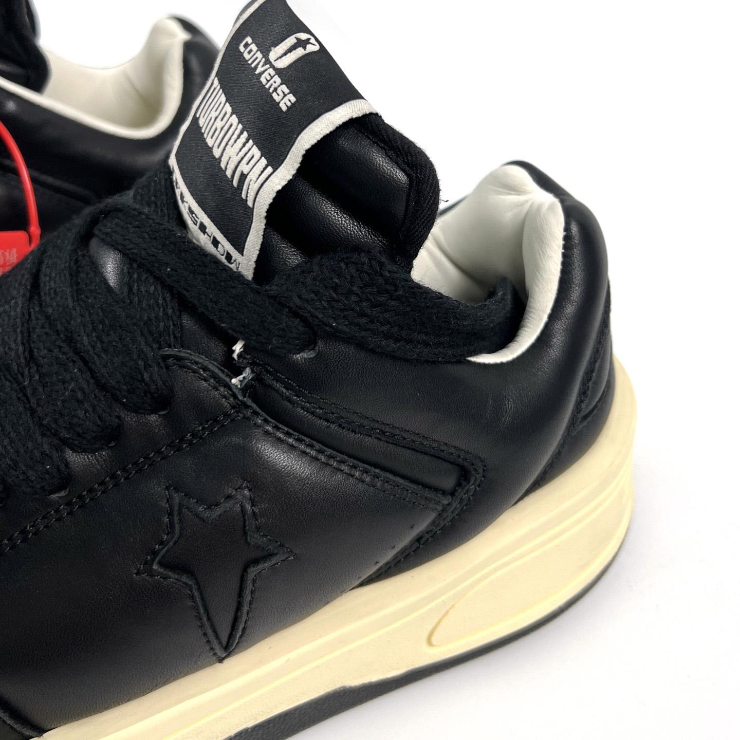 Rick Owens x DRKSHDW TURBOWPN Low 'Black Cloud Cream' - DopestKickz