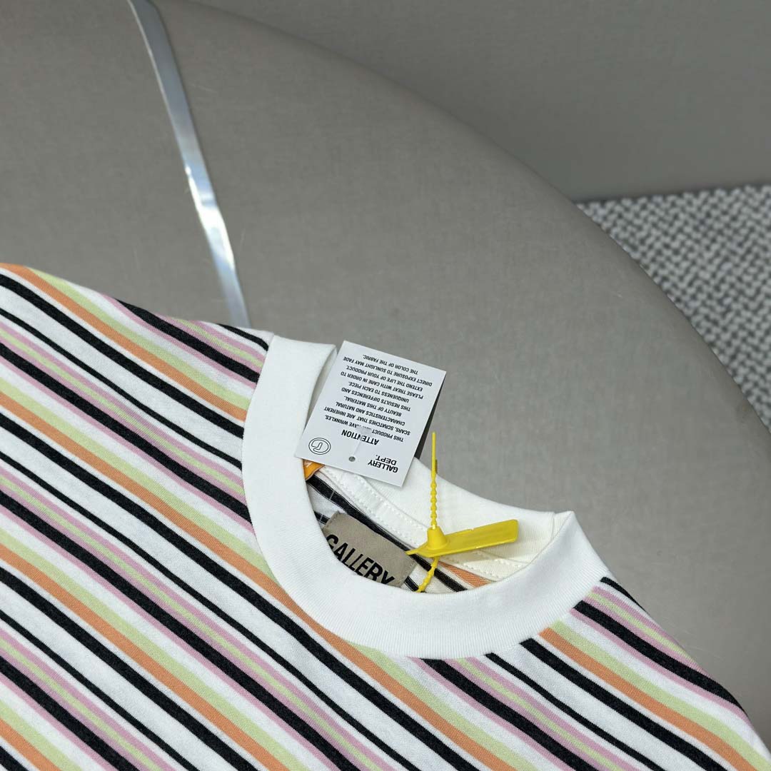 Gallery Dept.  Gallery Department Nelson Striped Short Sleeve Tee Shirt - DopestKickz