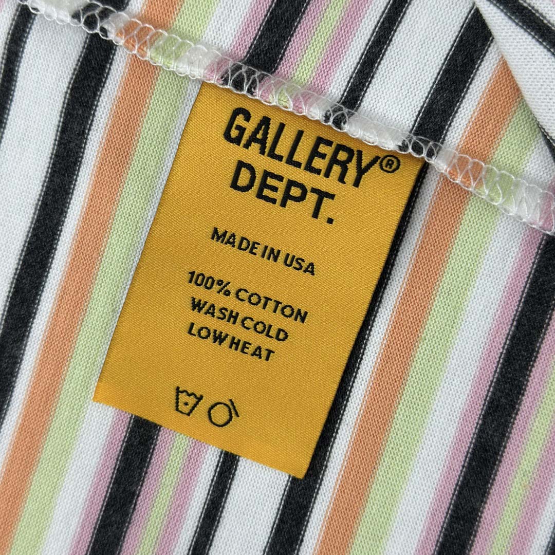 Gallery Dept.  Gallery Department Nelson Striped Short Sleeve Tee Shirt - DopestKickz