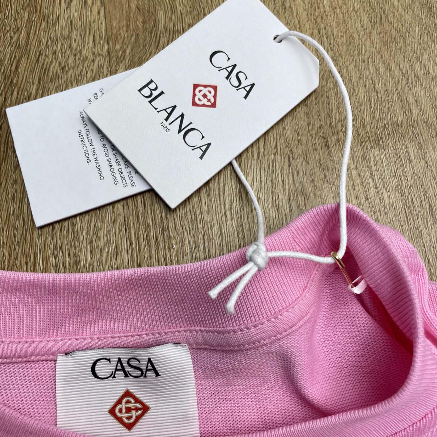 Casablanca Pink L'Arc Coloré T-Shirt    C1067 - DopestKickz