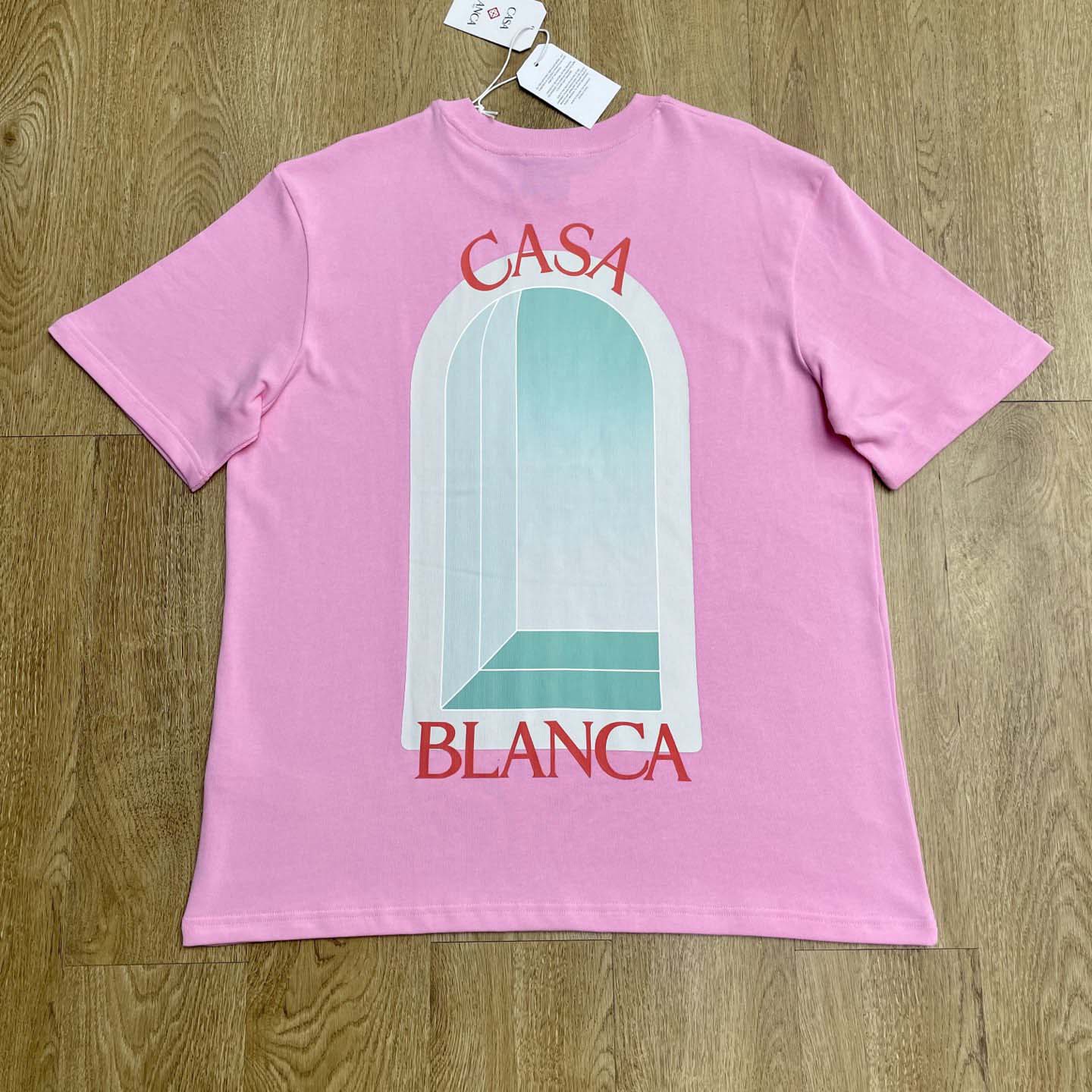 Casablanca Pink L'Arc Coloré T-Shirt    C1067 - DopestKickz