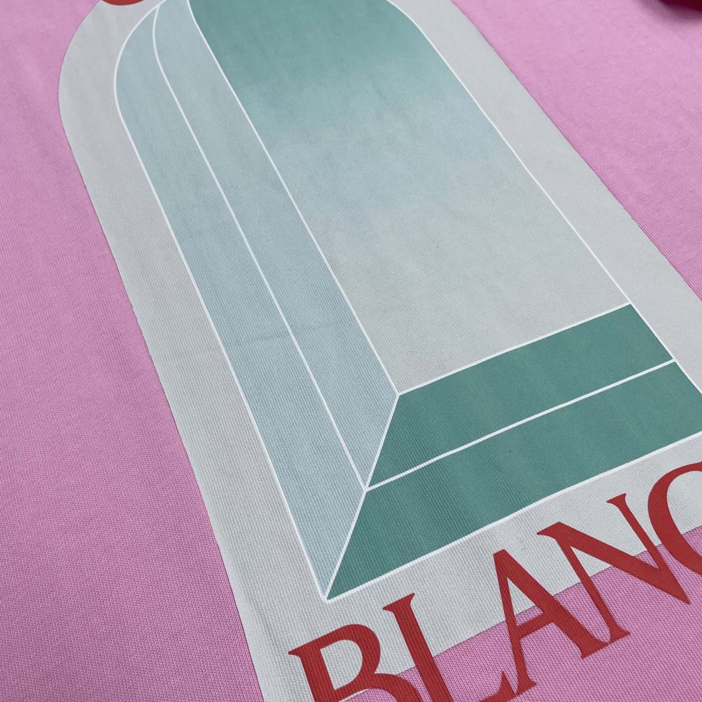 Casablanca Pink L'Arc Coloré T-Shirt    C1067 - DopestKickz