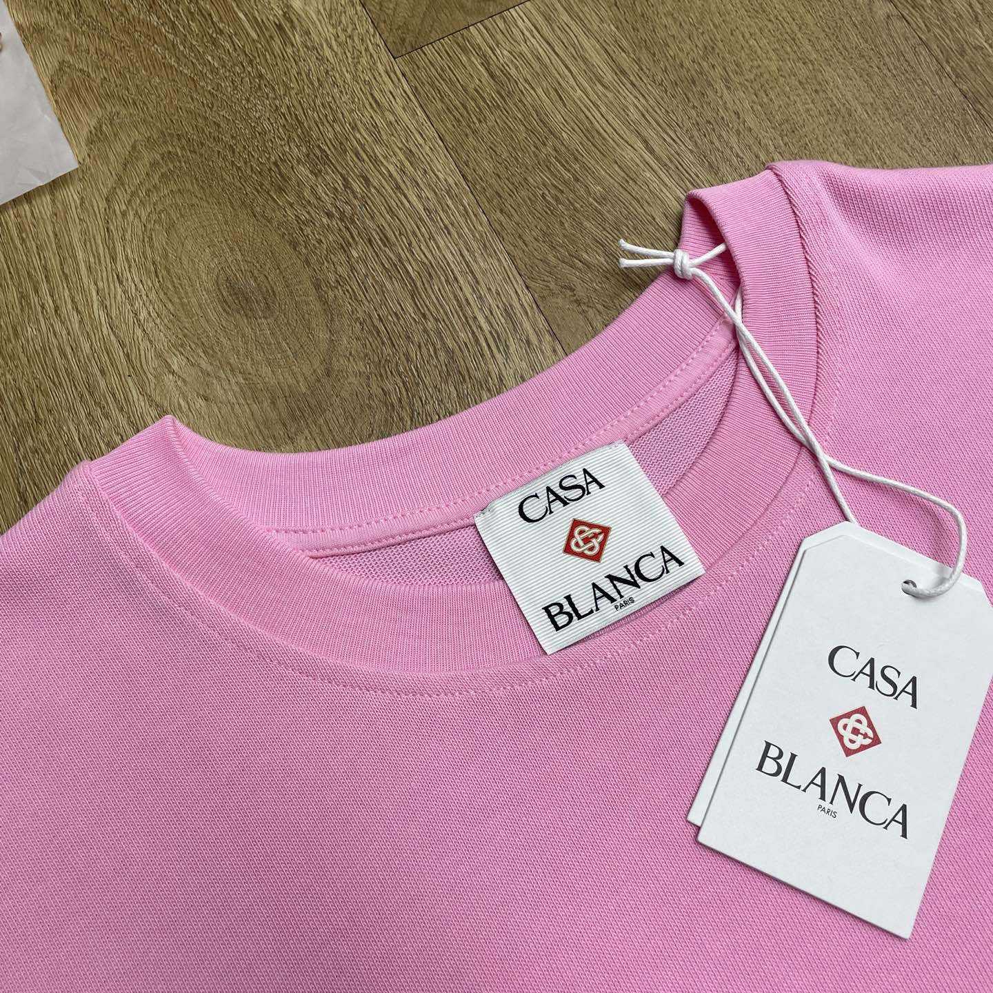 Casablanca Pink L'Arc Coloré T-Shirt    C1067 - DopestKickz