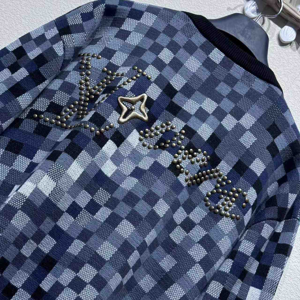 Louis Vuitton LV Vers Damoflage Jacquard Pullover   1AGHTP - DopestKickz