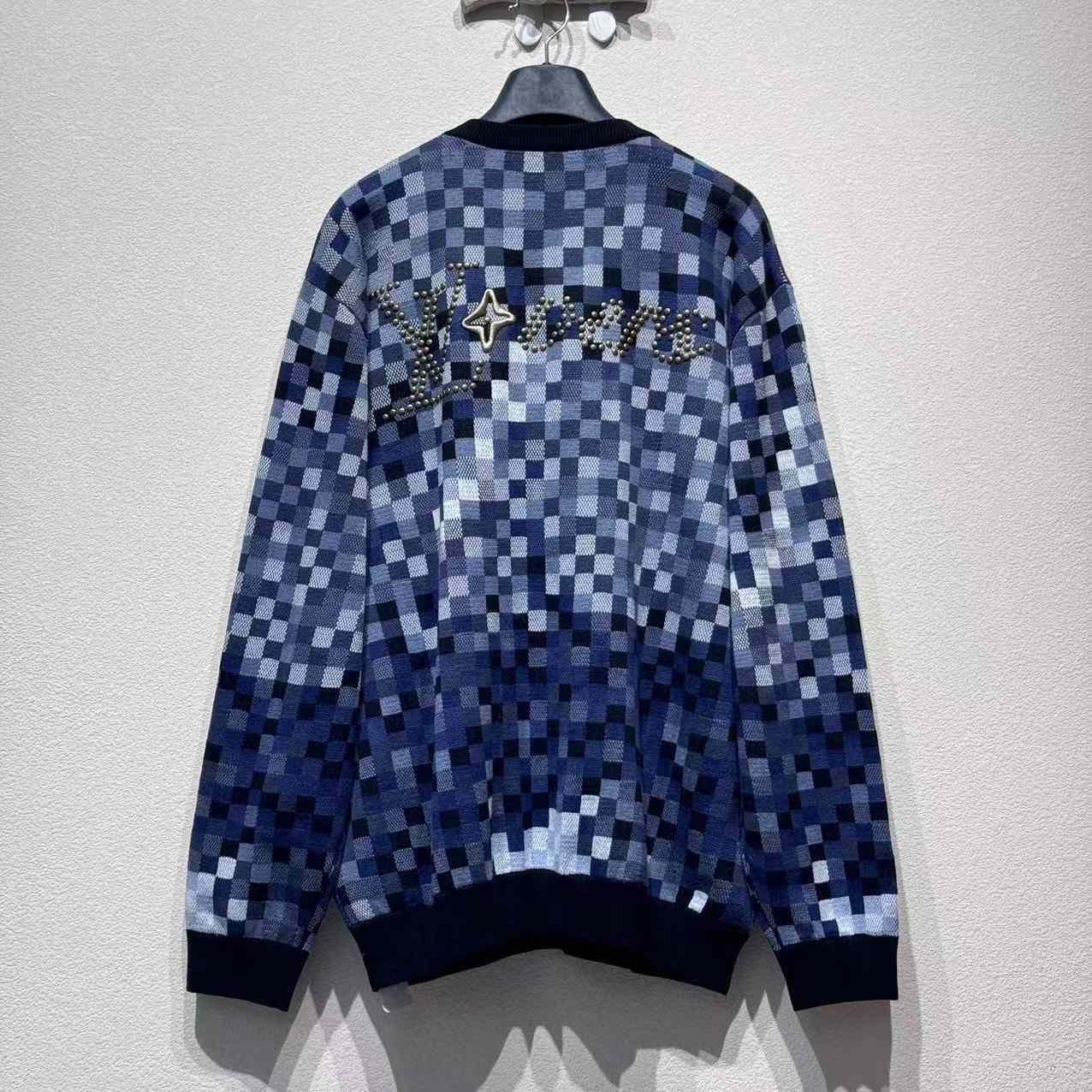 Louis Vuitton LV Vers Damoflage Jacquard Pullover   1AGHTP - DopestKickz