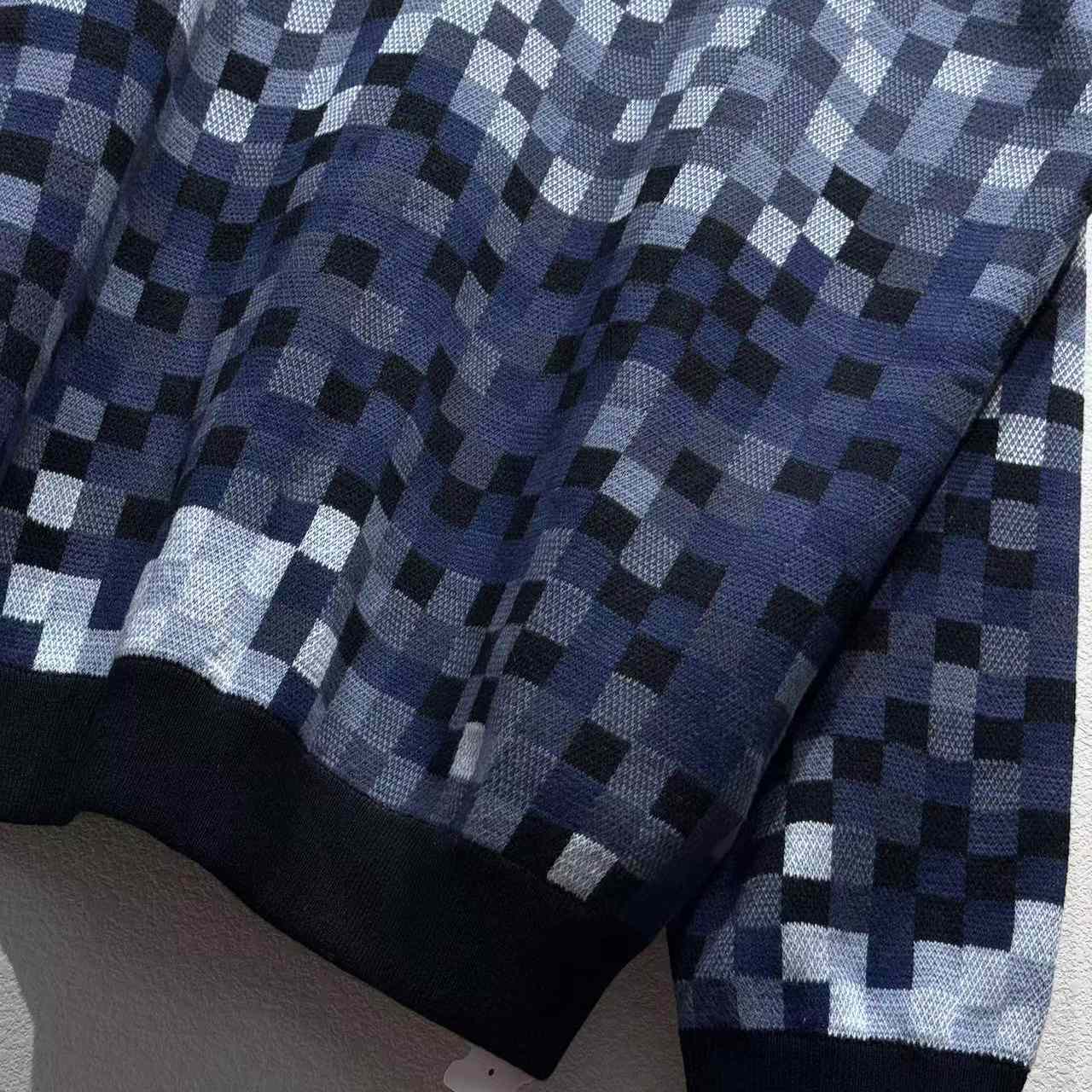 Louis Vuitton LV Vers Damoflage Jacquard Pullover   1AGHTP - DopestKickz