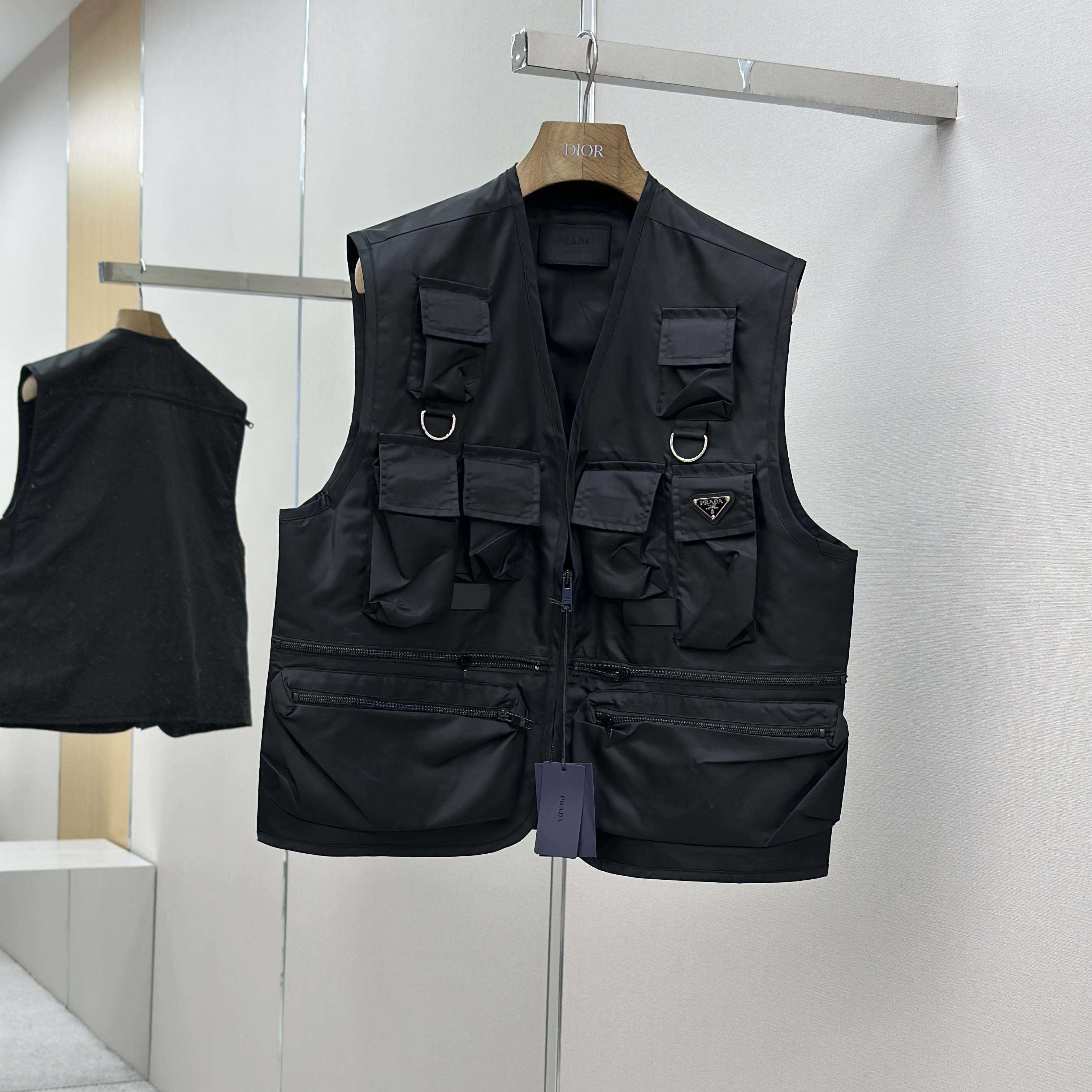 Prada Re-Nylon Utility Vest - DopestKickz