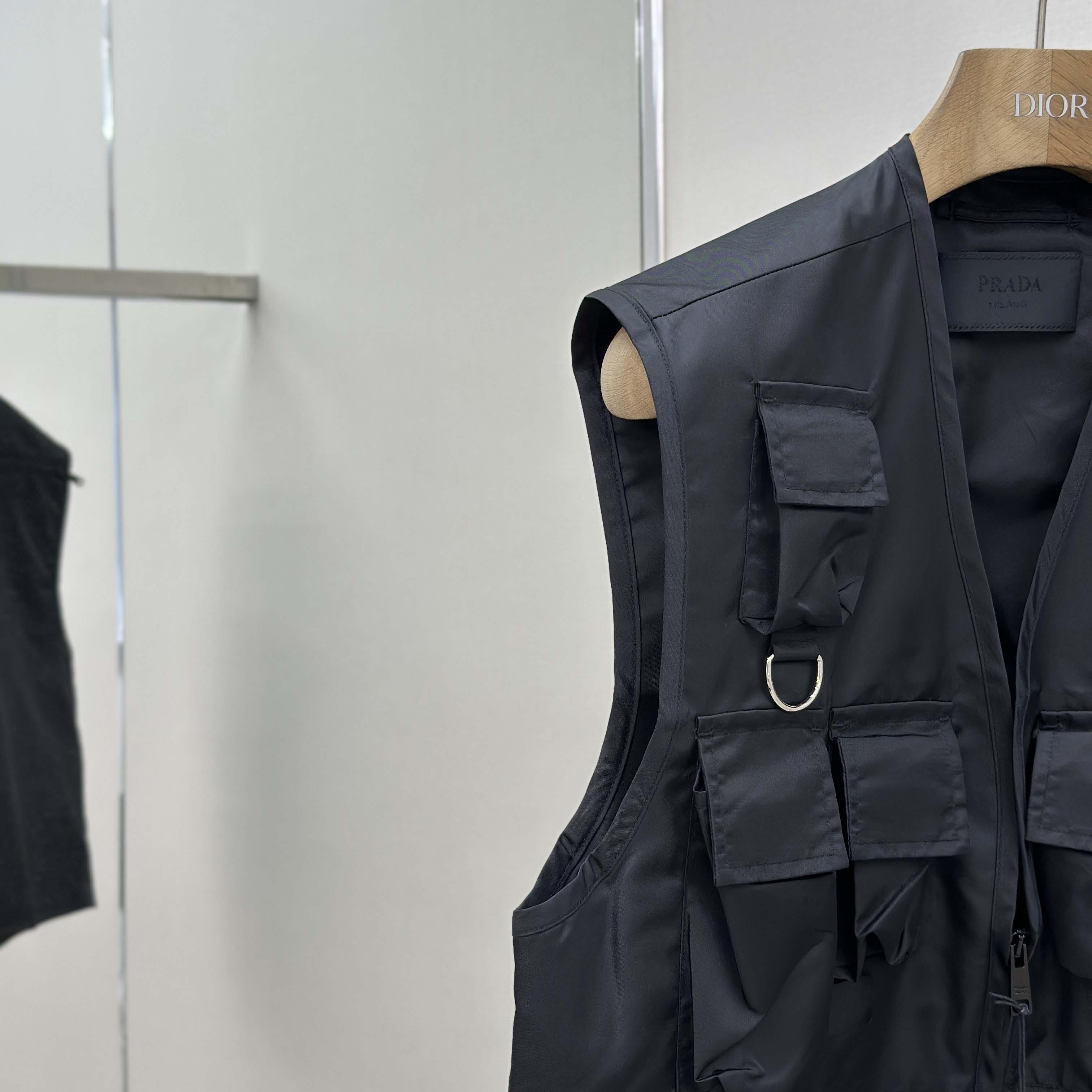 Prada Re-Nylon Utility Vest - DopestKickz