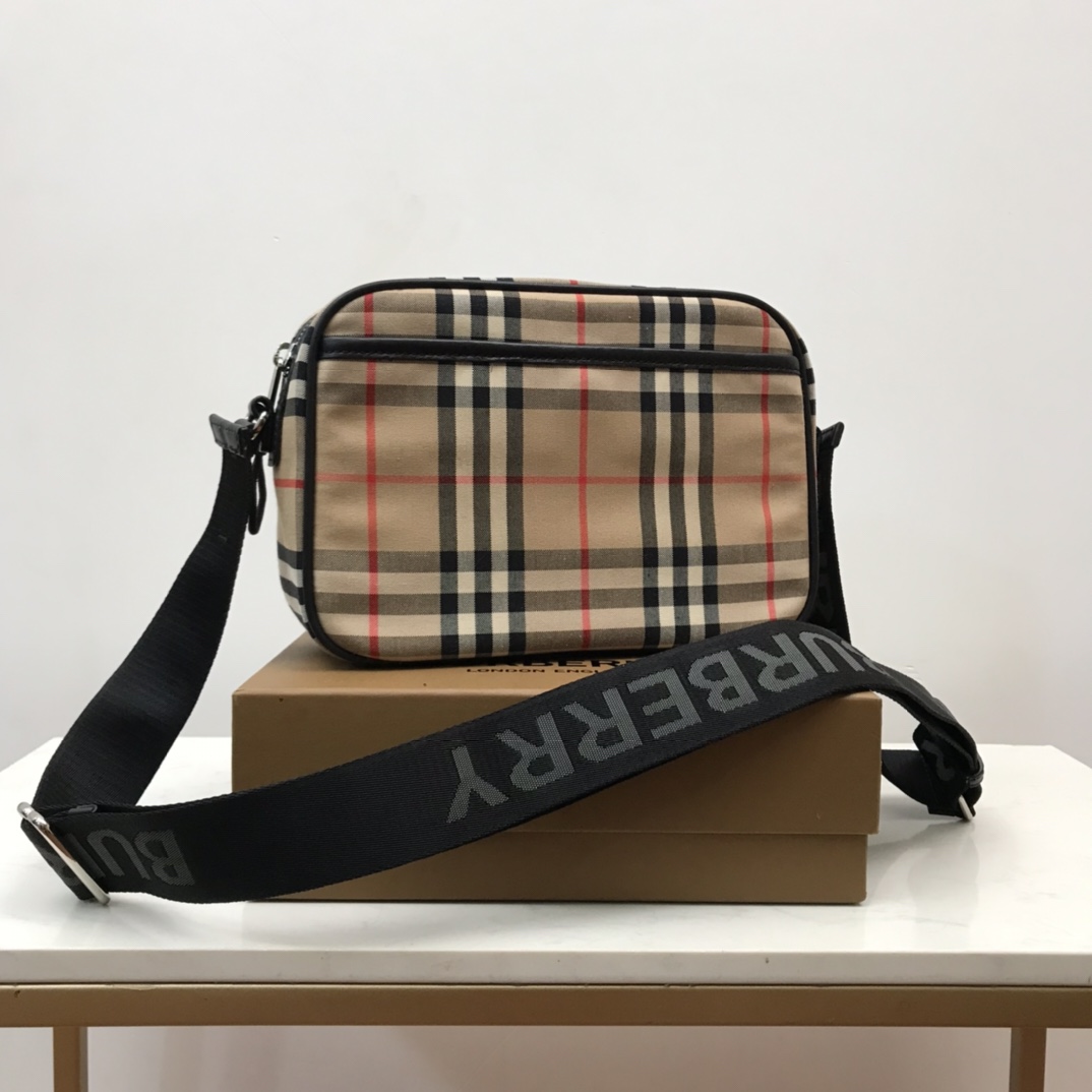Burberry Check Shoulder Crossbody Bag  - DopestKickz