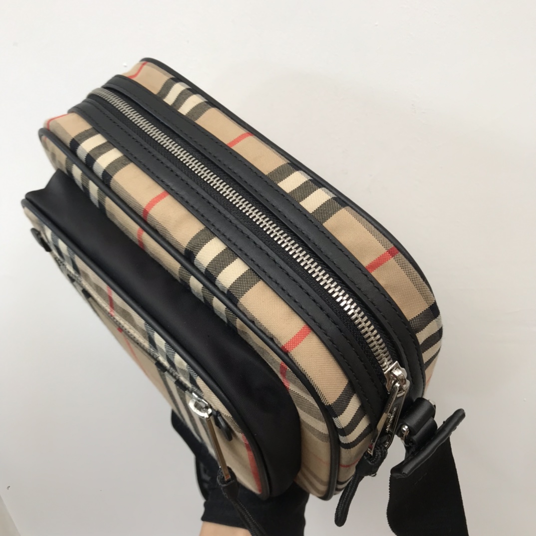 Burberry Check Shoulder Crossbody Bag  - DopestKickz