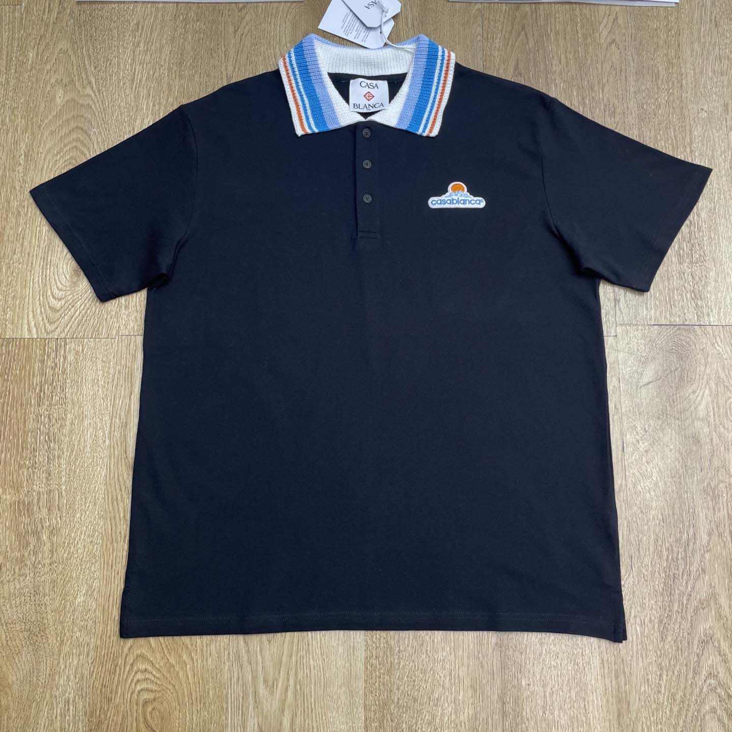 Casablanca Organic-cotton Polo Shirt   c1051 - DopestKickz