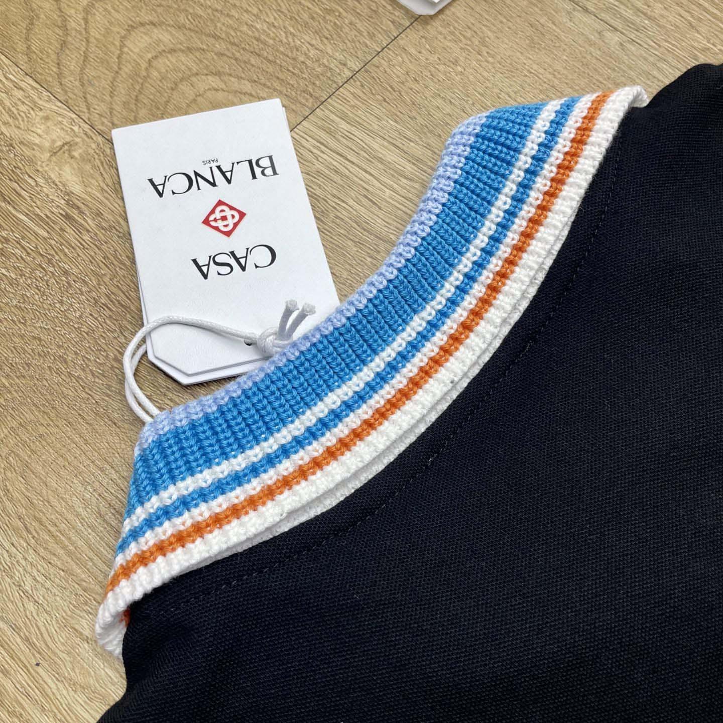 Casablanca Organic-cotton Polo Shirt   c1051 - DopestKickz