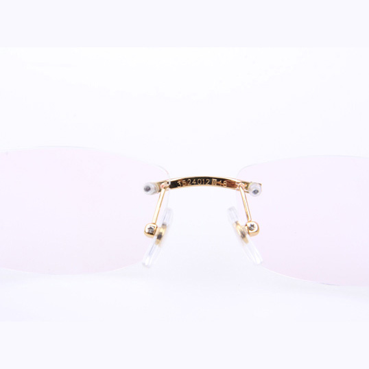 Cartier CT_3524012 Black Buffalo Eyeglasses In Gold - DopestKickz