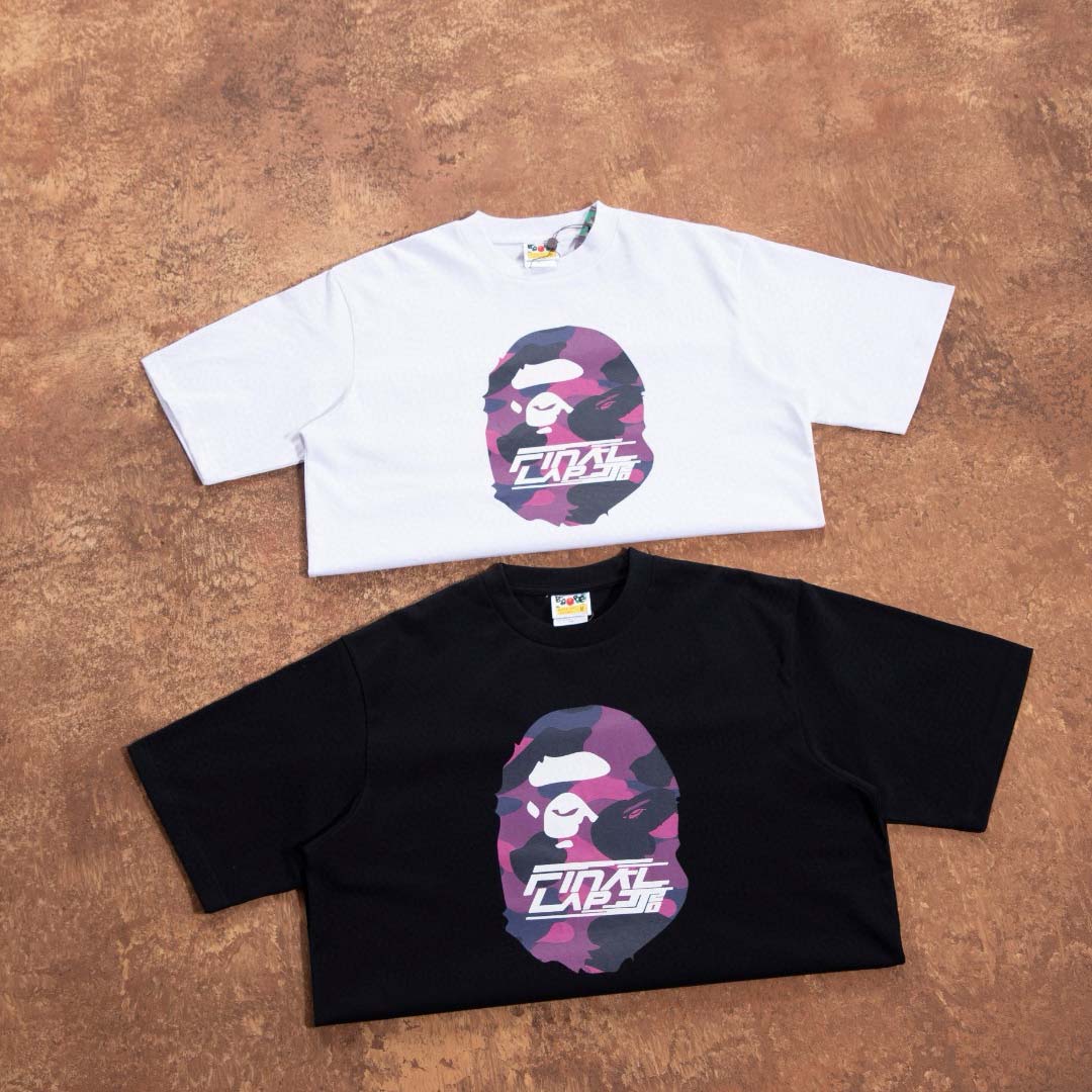 Bape x JJ Lin Ape Head Relaxed FIt Tee - DopestKickz