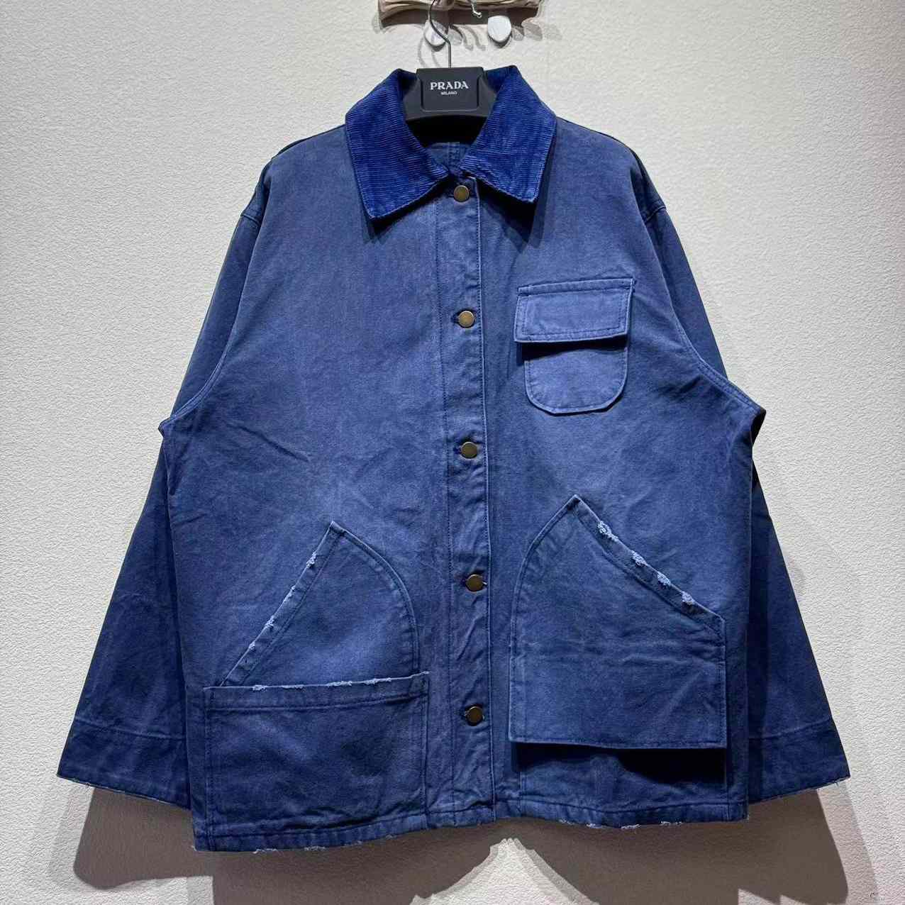 Prada Canvas Trucker Jacket - DopestKickz