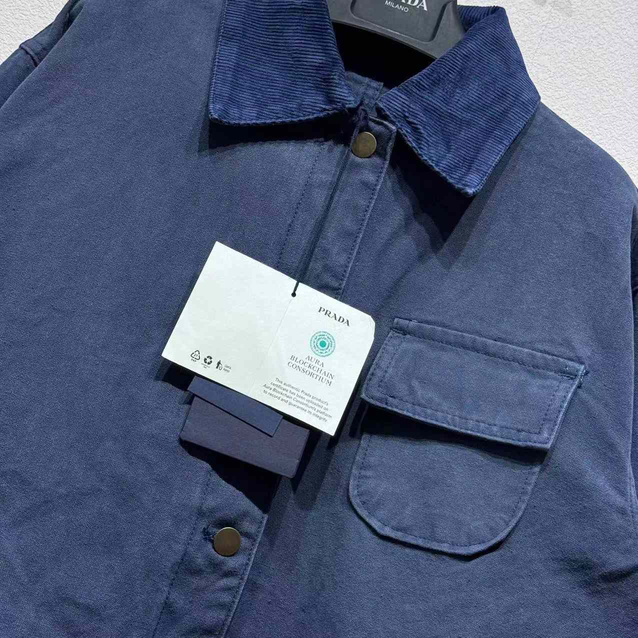 Prada Canvas Trucker Jacket - DopestKickz