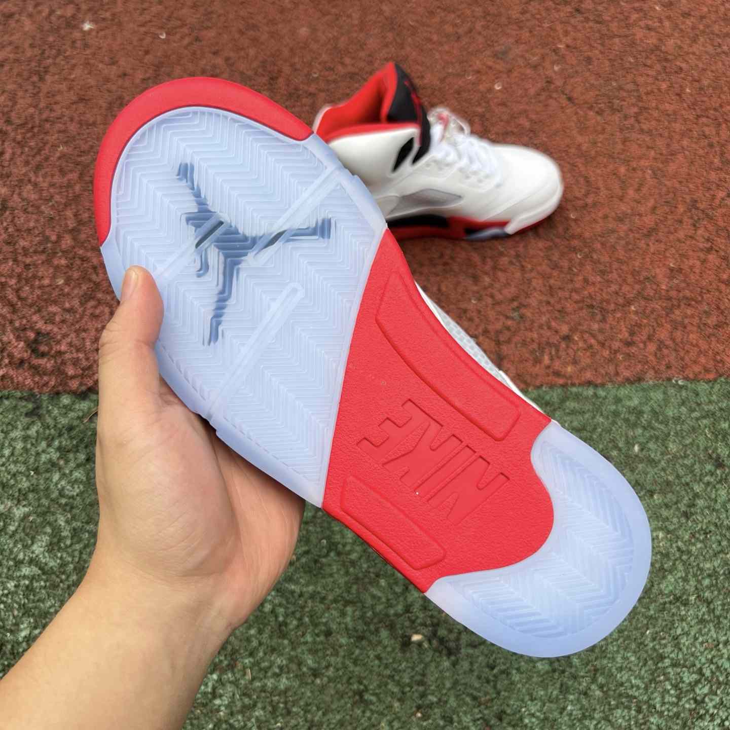 Air Jordan 5 “Fire Red Black Tongue” HQ7978-101 - DopestKickz