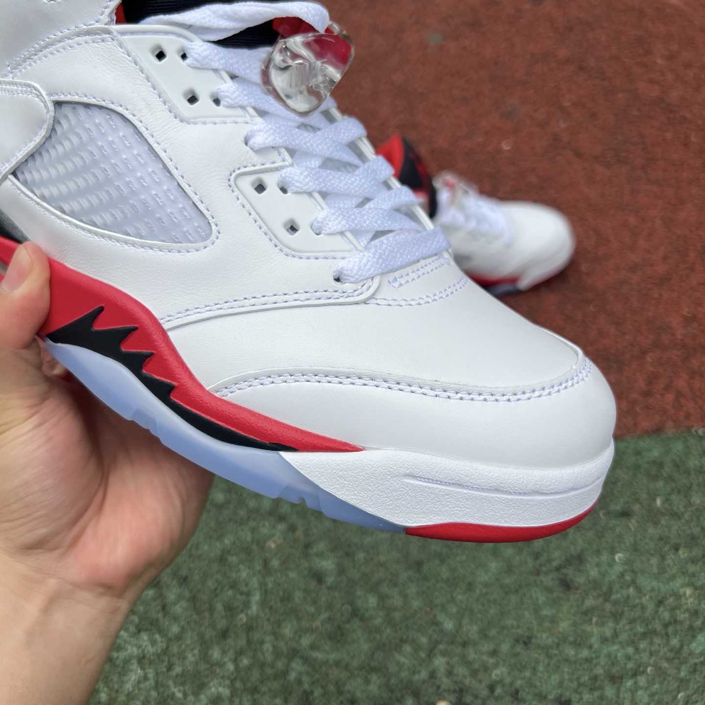 Air Jordan 5 “Fire Red Black Tongue” HQ7978-101 - DopestKickz
