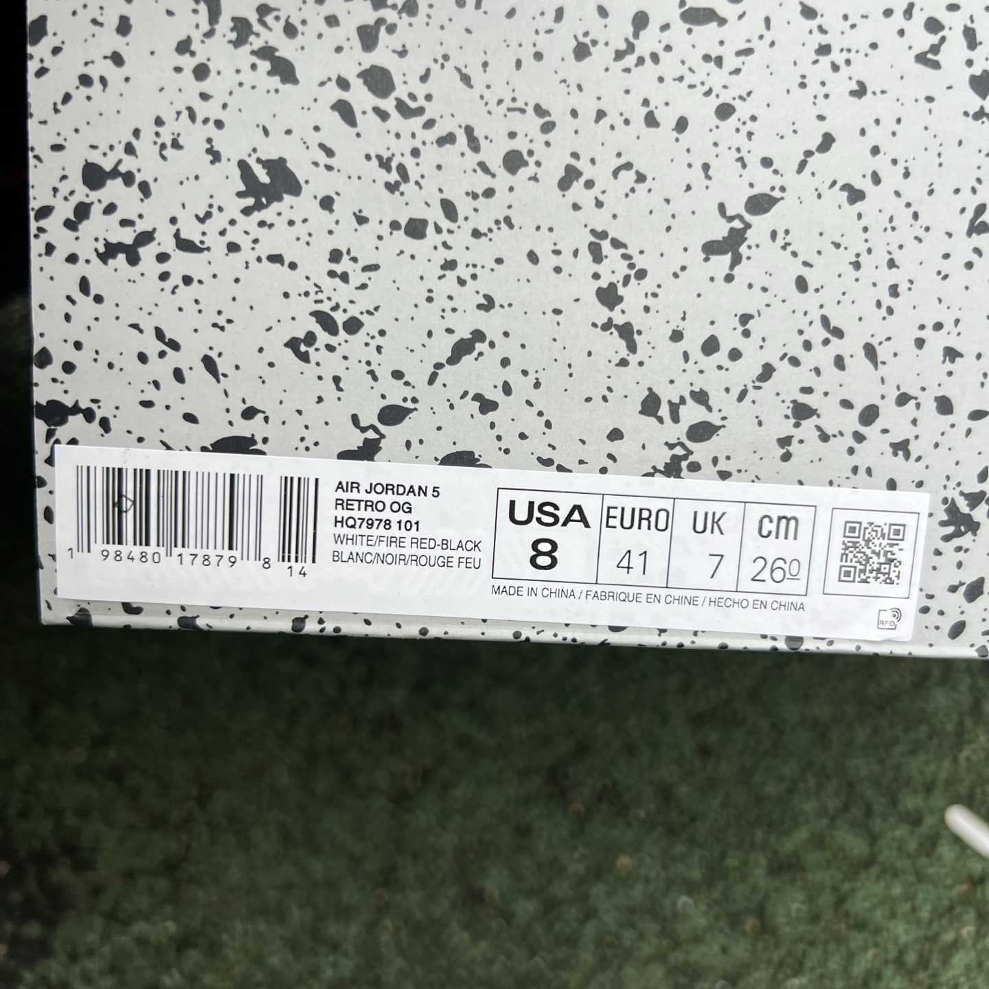 Air Jordan 5 “Fire Red Black Tongue” HQ7978-101 - DopestKickz