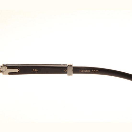 Cartier CT1990-0692 White Mix Black Buffalo Sunglasses In Silver Brown - DopestKickz