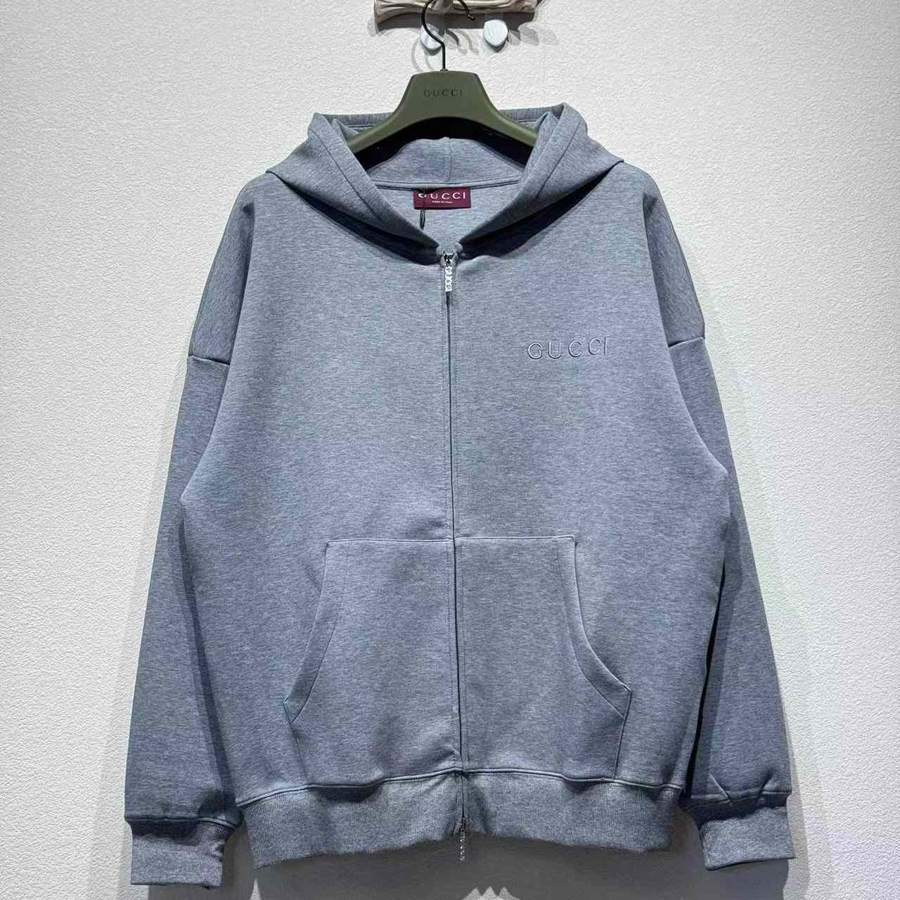 Gucci Embroidered Hooded Jersey Sweatshirt - DopestKickz