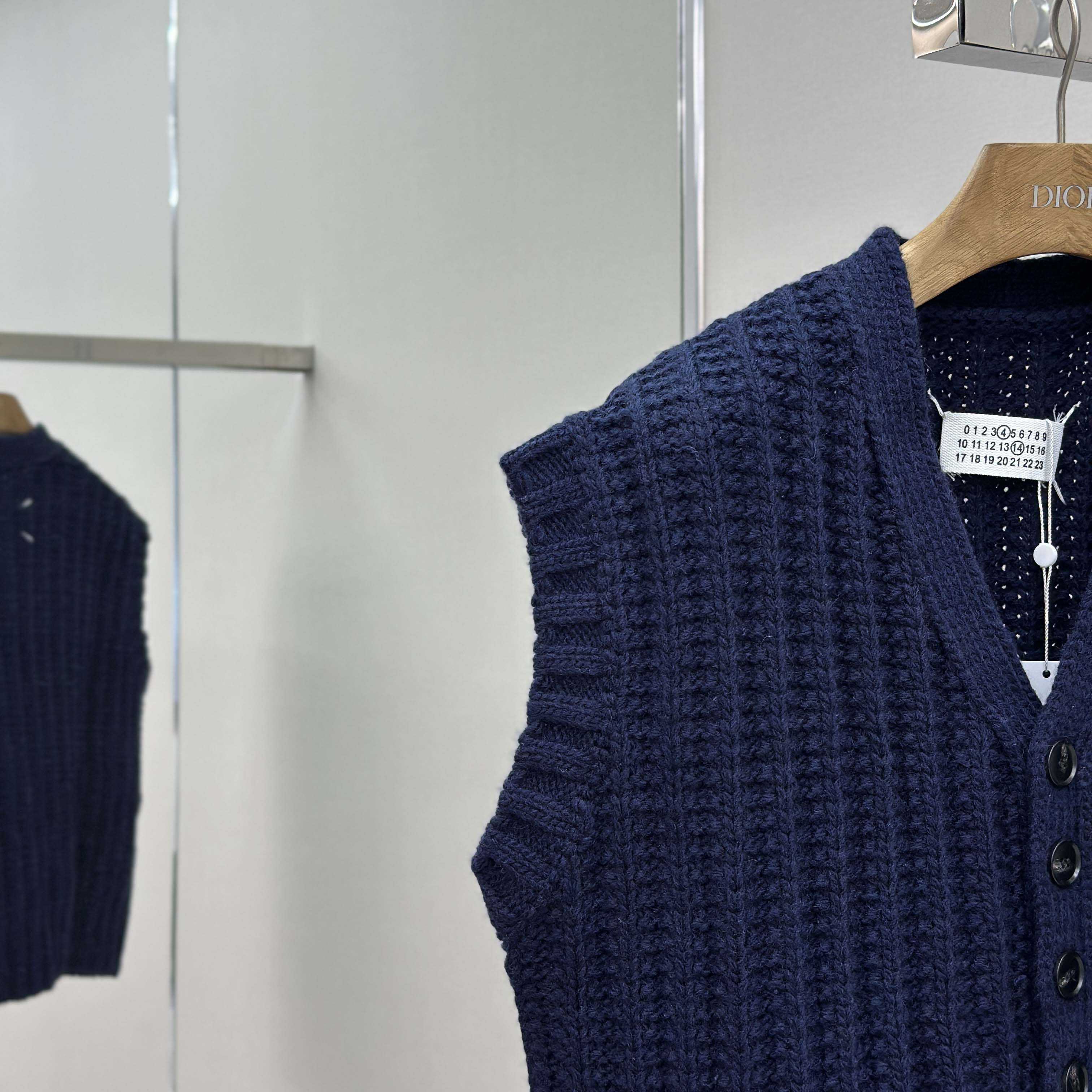 Maison Margiela Ribbed-knit Wool Vest - DopestKickz