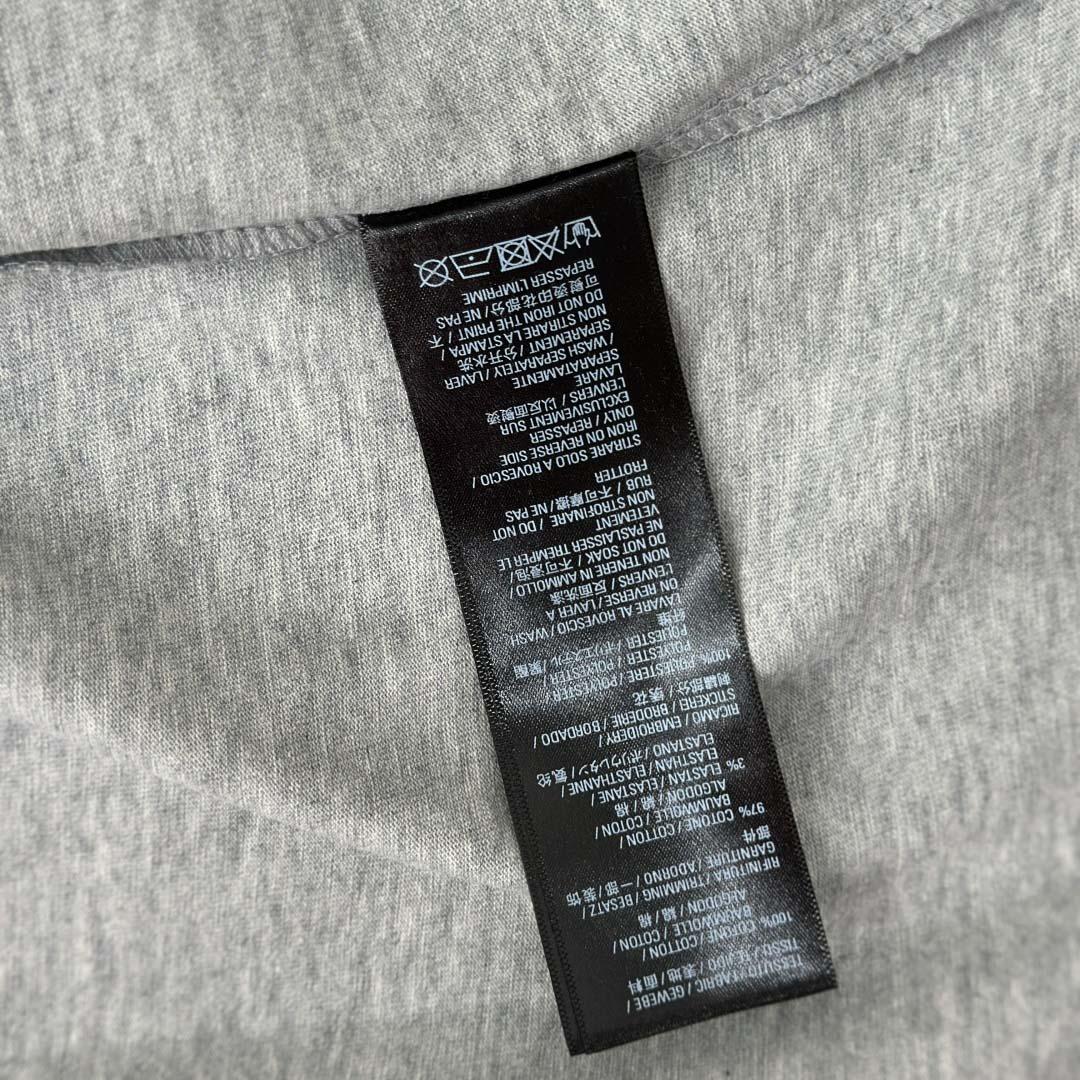 Balenciaga Taped Balenciaga Back T-Shirt Medium Fit in heather grey dry jersey - DopestKickz