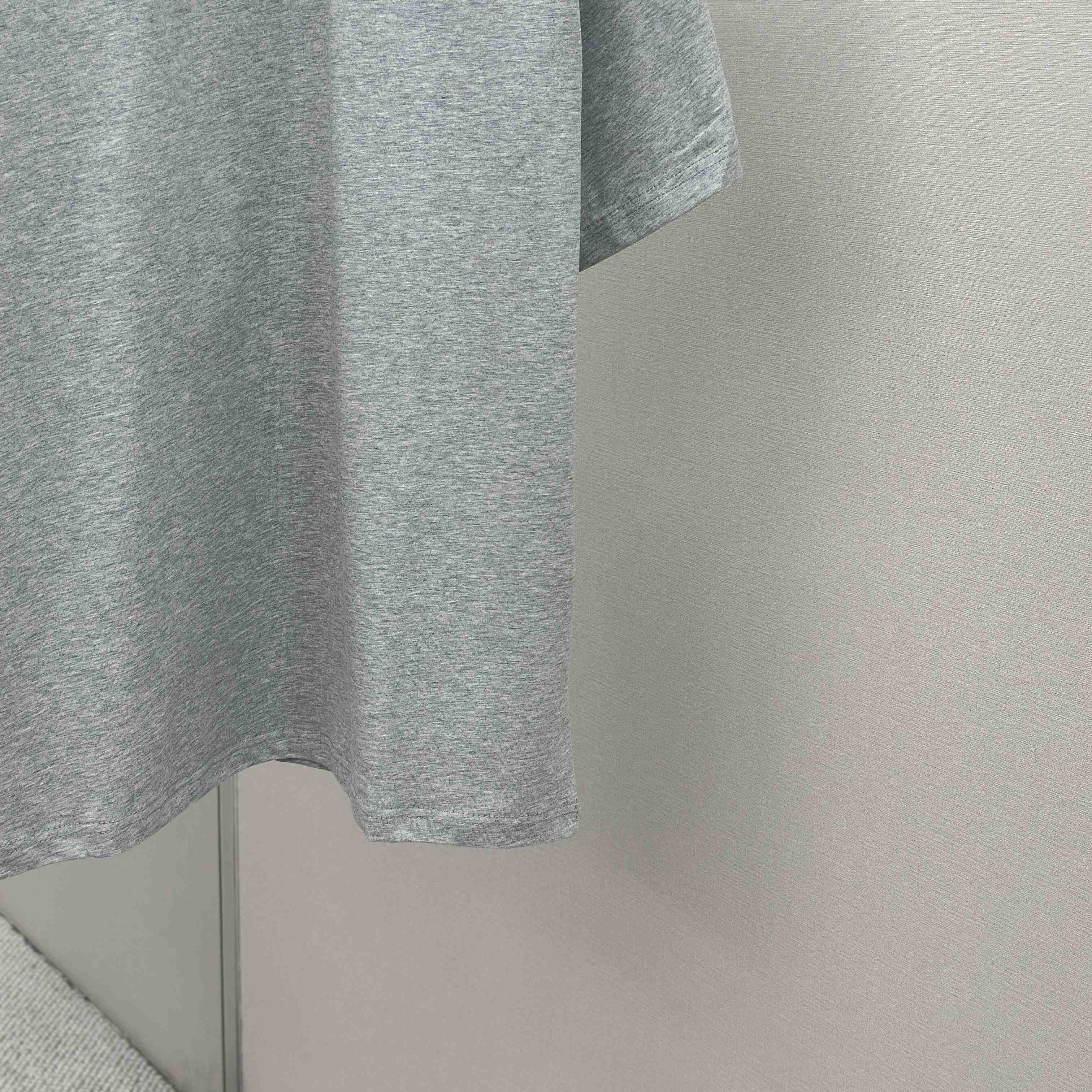 Balenciaga Taped Balenciaga Back T-Shirt Medium Fit in heather grey dry jersey - DopestKickz