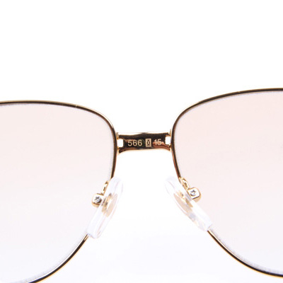 Cartier CT566 Wood Sunglasses In Gold - DopestKickz