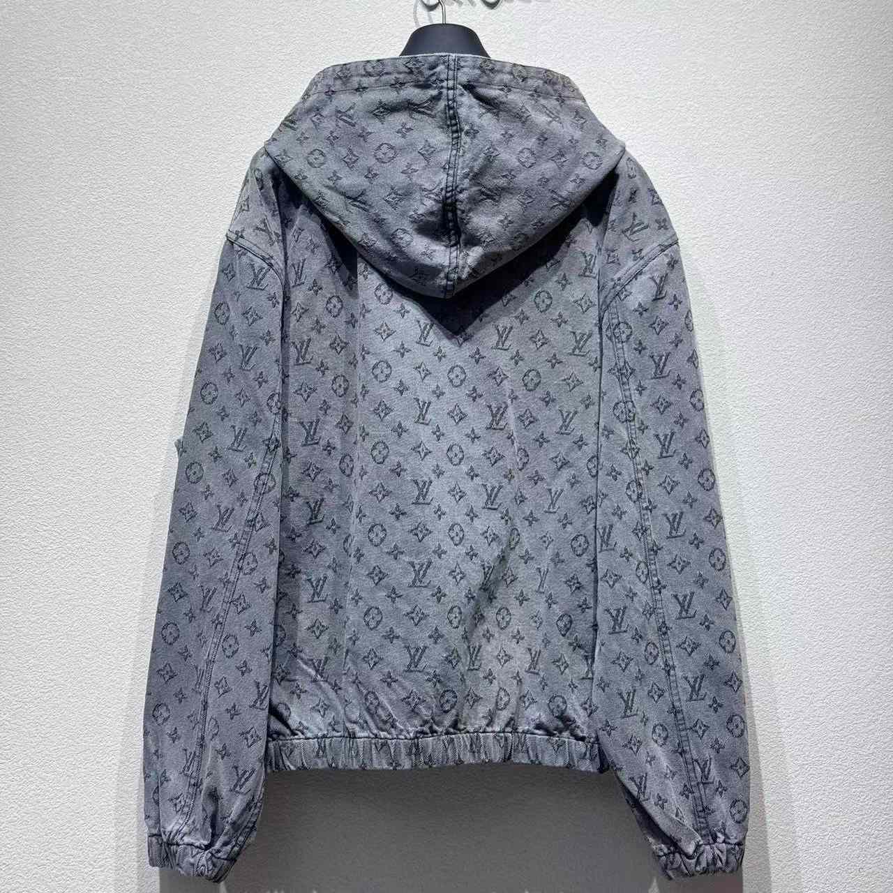 Louis Vuitton Monogram Denim Hooded Jacket - DopestKickz