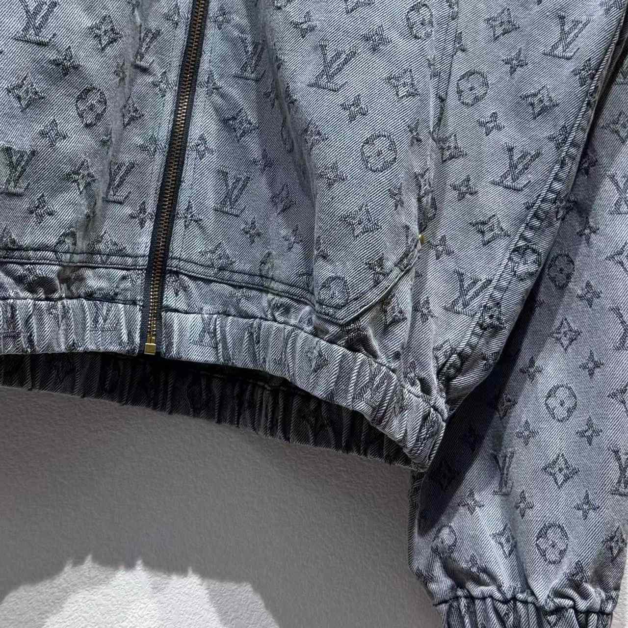 Louis Vuitton Monogram Denim Hooded Jacket - DopestKickz