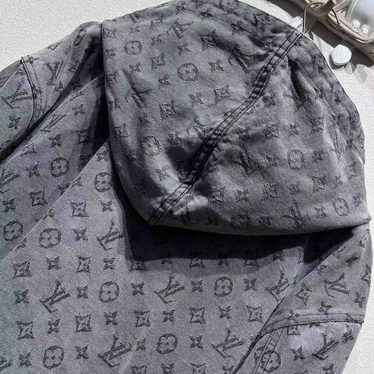 Louis Vuitton Monogram Denim Hooded Jacket - DopestKickz