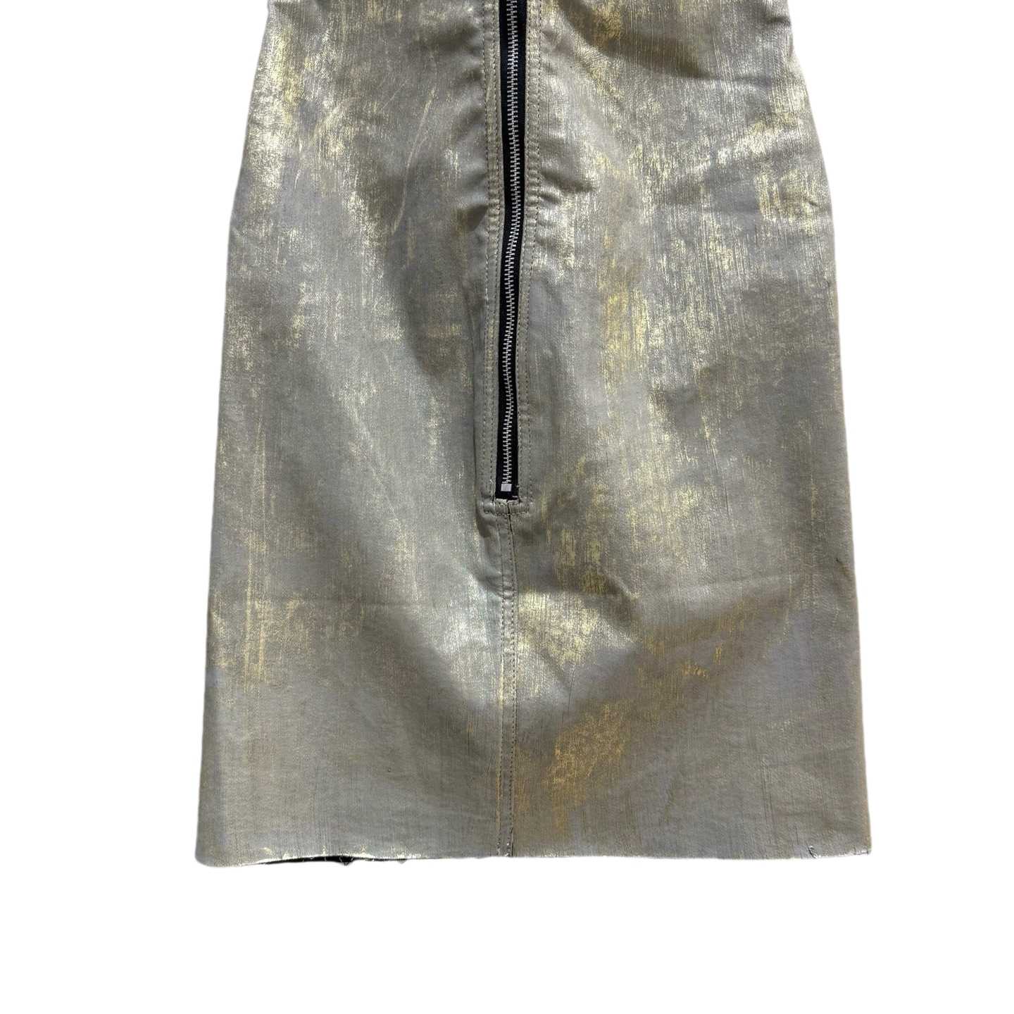Rick Owens Gold Dress Prong Mini - DopestKickz