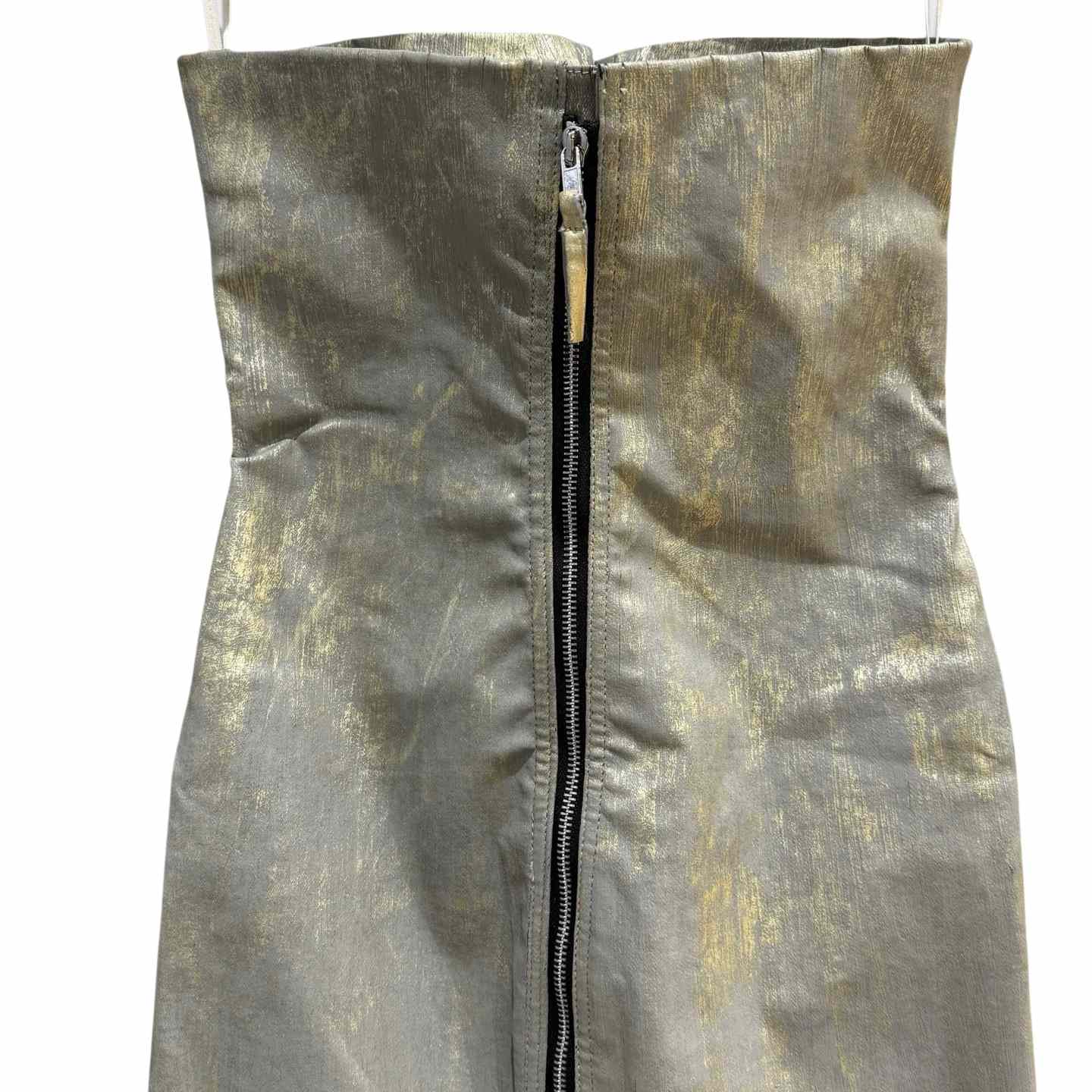 Rick Owens Gold Dress Prong Mini - DopestKickz