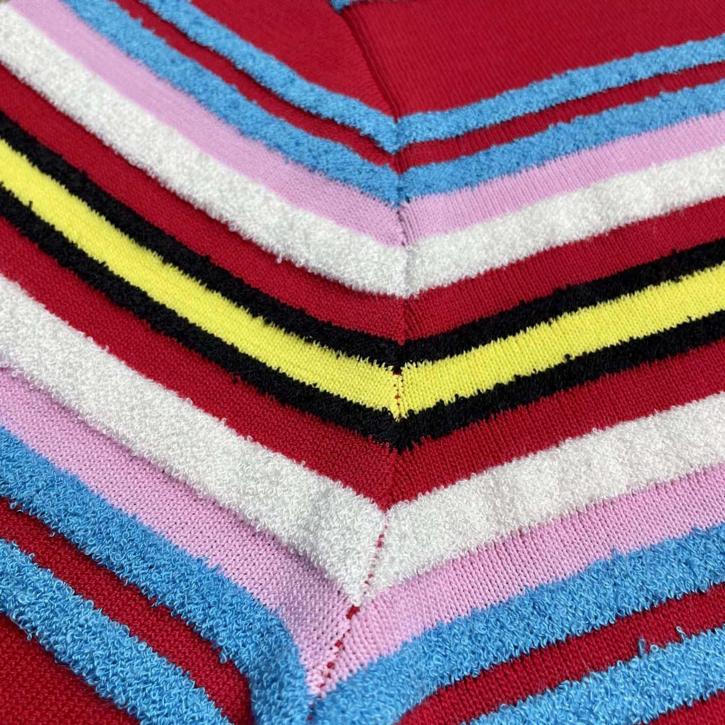 Casablanca Stripe Polo Shirt   D0097 - DopestKickz