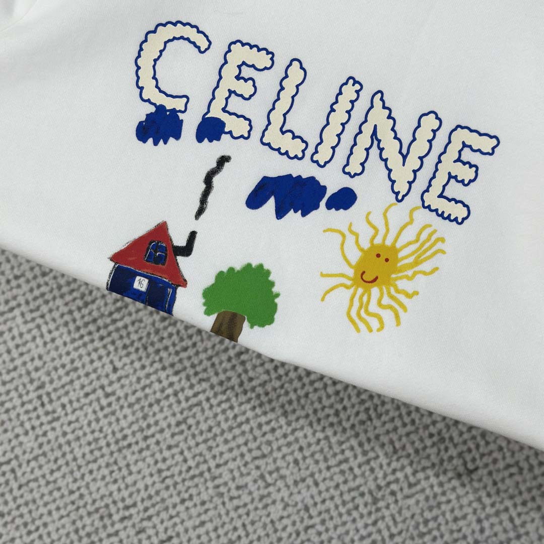 Celine 70'S Hoodie In Cotton Fleece - DopestKickz