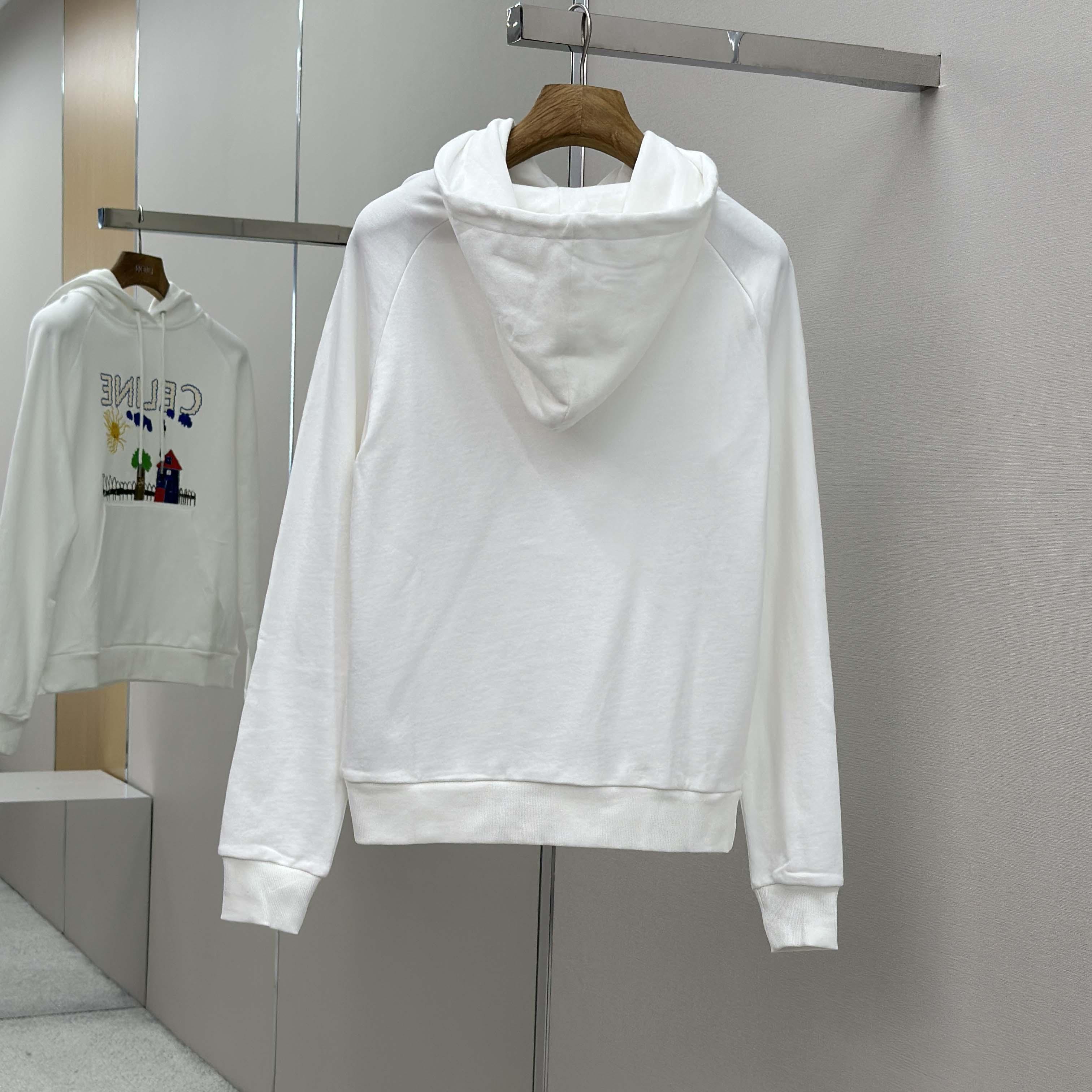 Celine 70'S Hoodie In Cotton Fleece - DopestKickz