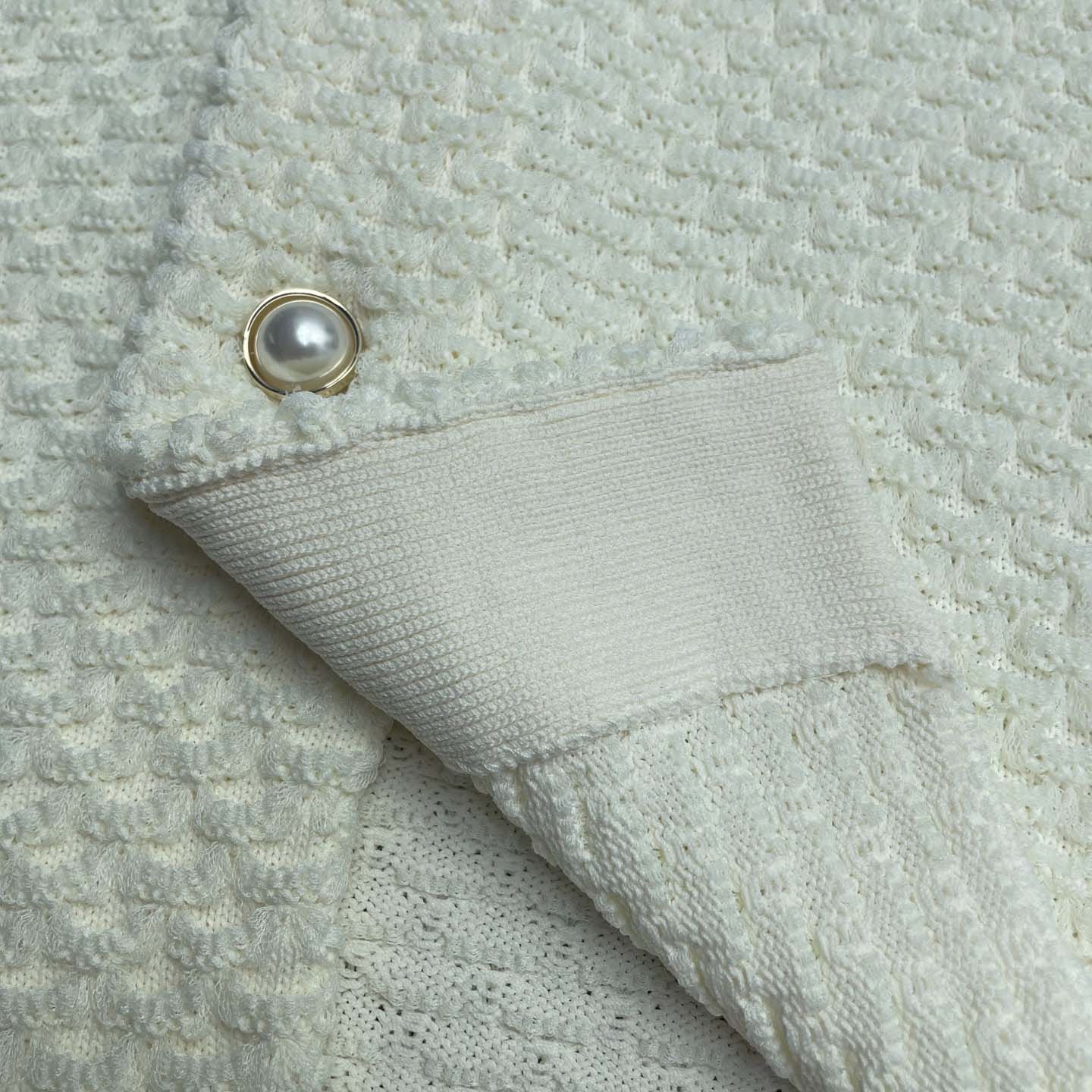 Casablanca Summer Textured-Knit Shirt   D0090 - DopestKickz