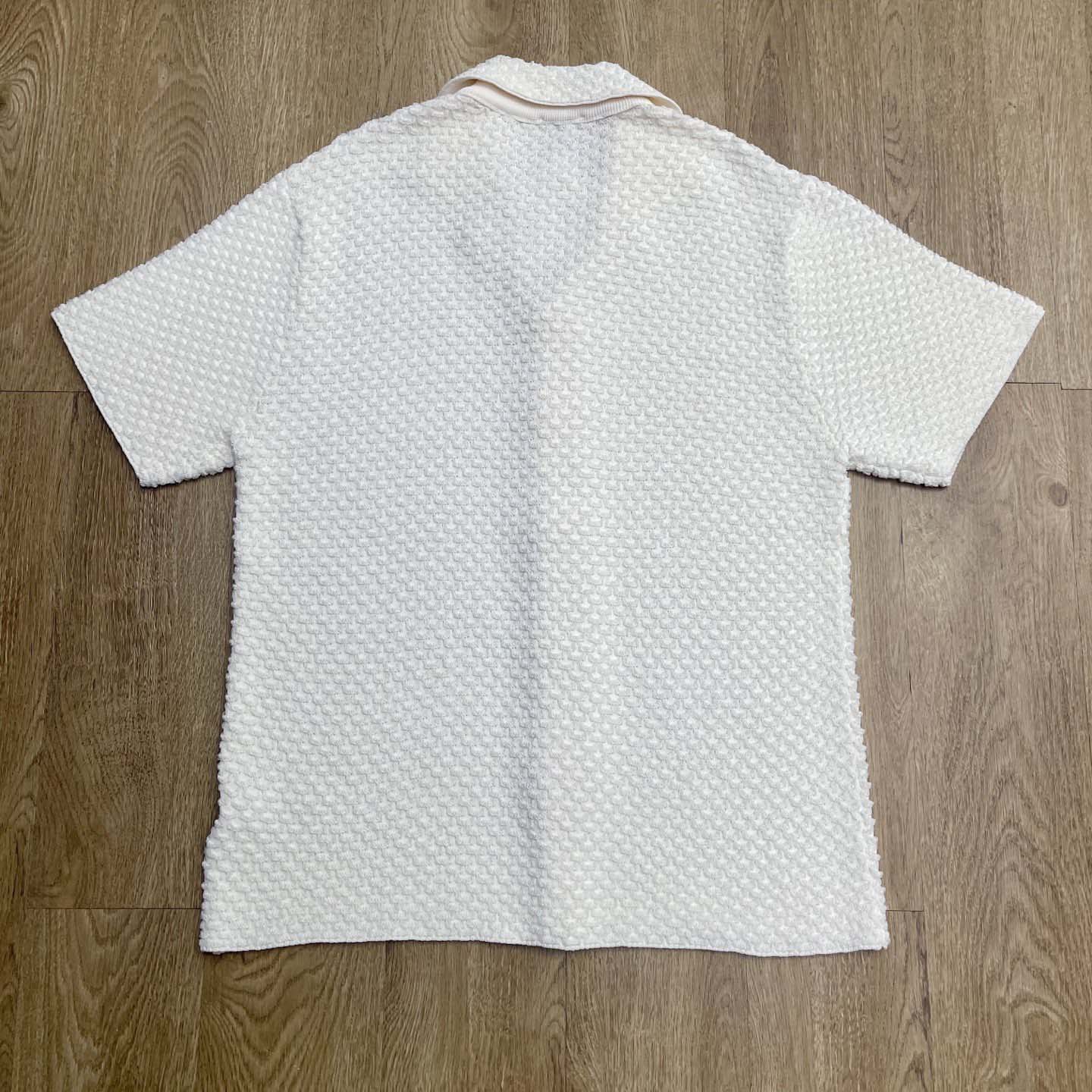 Casablanca Summer Textured-Knit Shirt   D0090 - DopestKickz