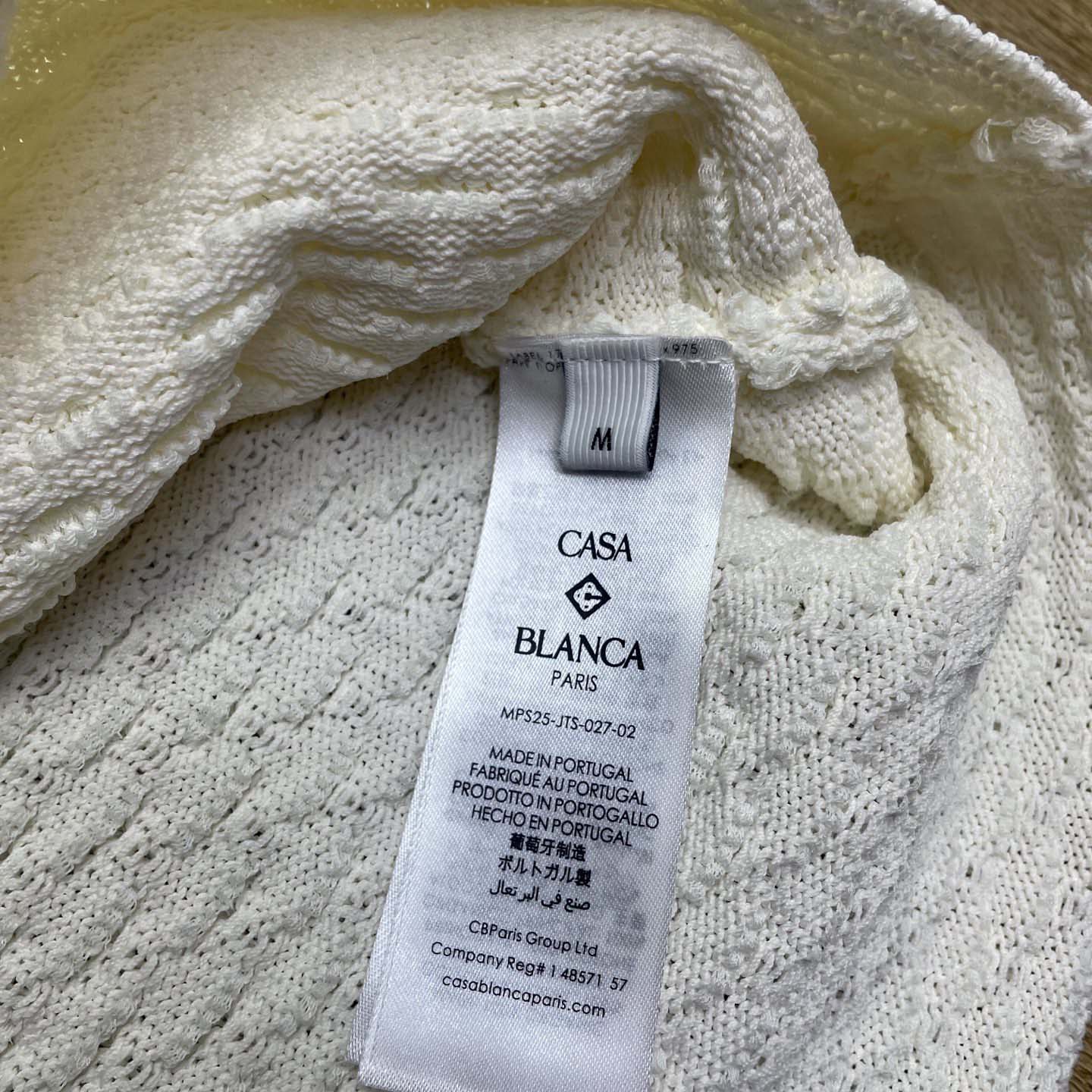 Casablanca Summer Textured-Knit Shirt   D0090 - DopestKickz