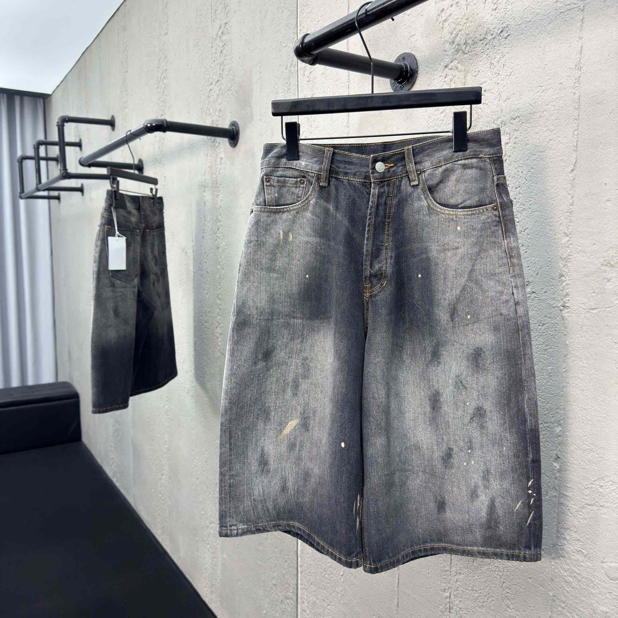 Acne Studios Denim Shorts - Loose Fit  - DopestKickz